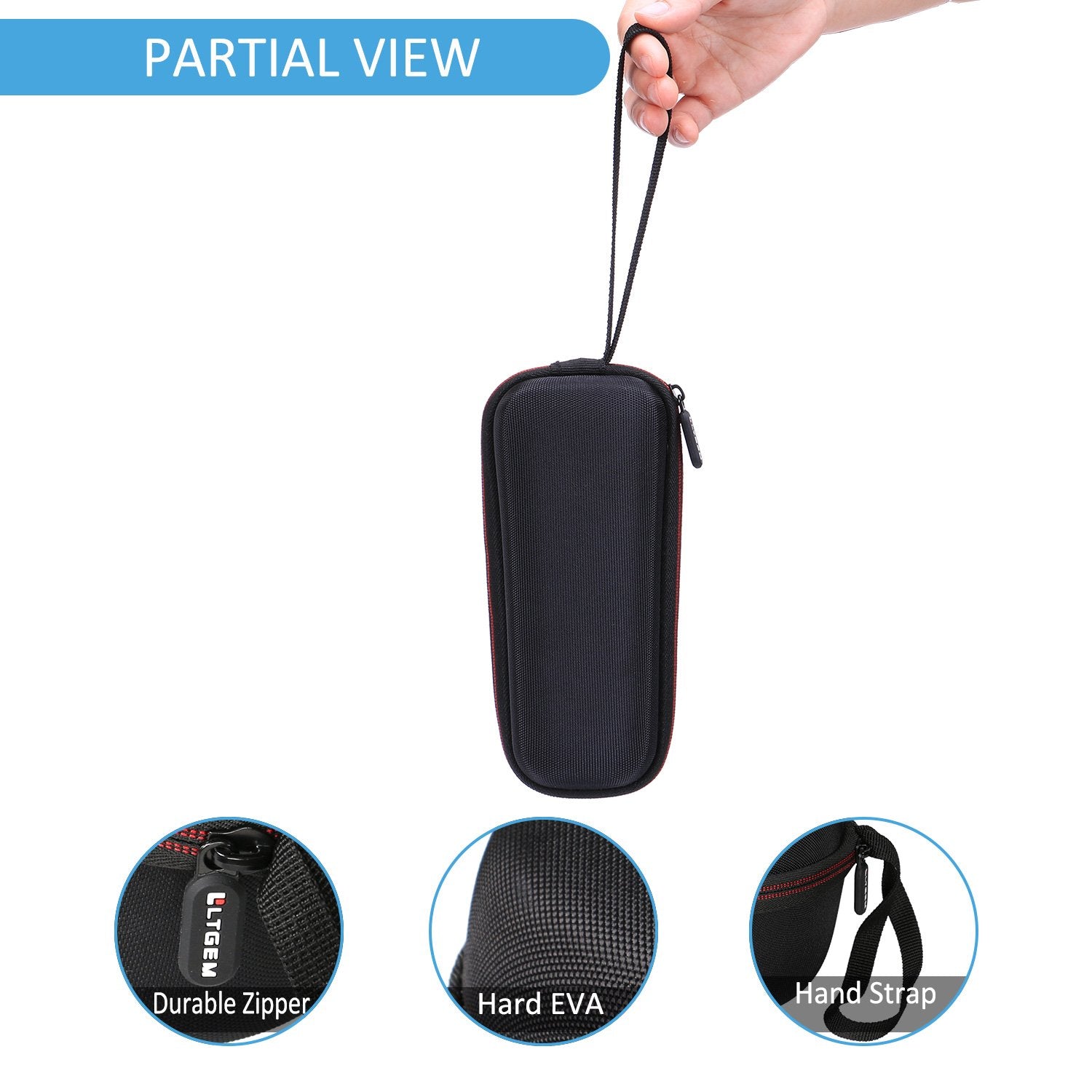 Shaver Case   Ltgem Eva Hard Travel Case For Men Electric Shaver Within Size 7' L 3' W 2.6' H Inches   Travel Protective Carryin