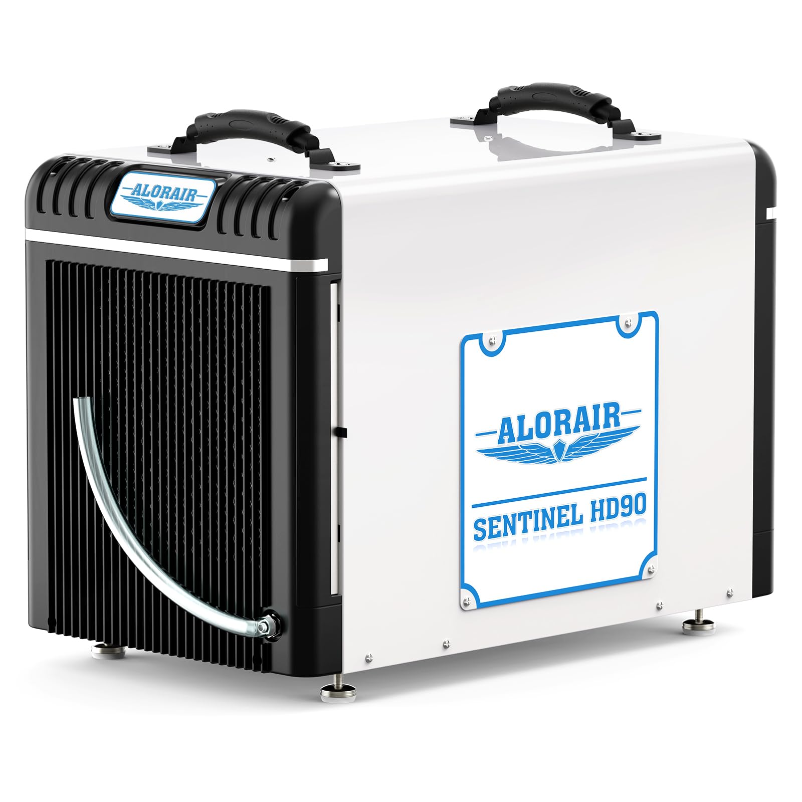 ALORAIR Basement/Crawl Space Dehumidifiers 198 Pint (Saturation), 90 PPD (AHAM), Auto Defrosting System, Commercial Dehumidifier