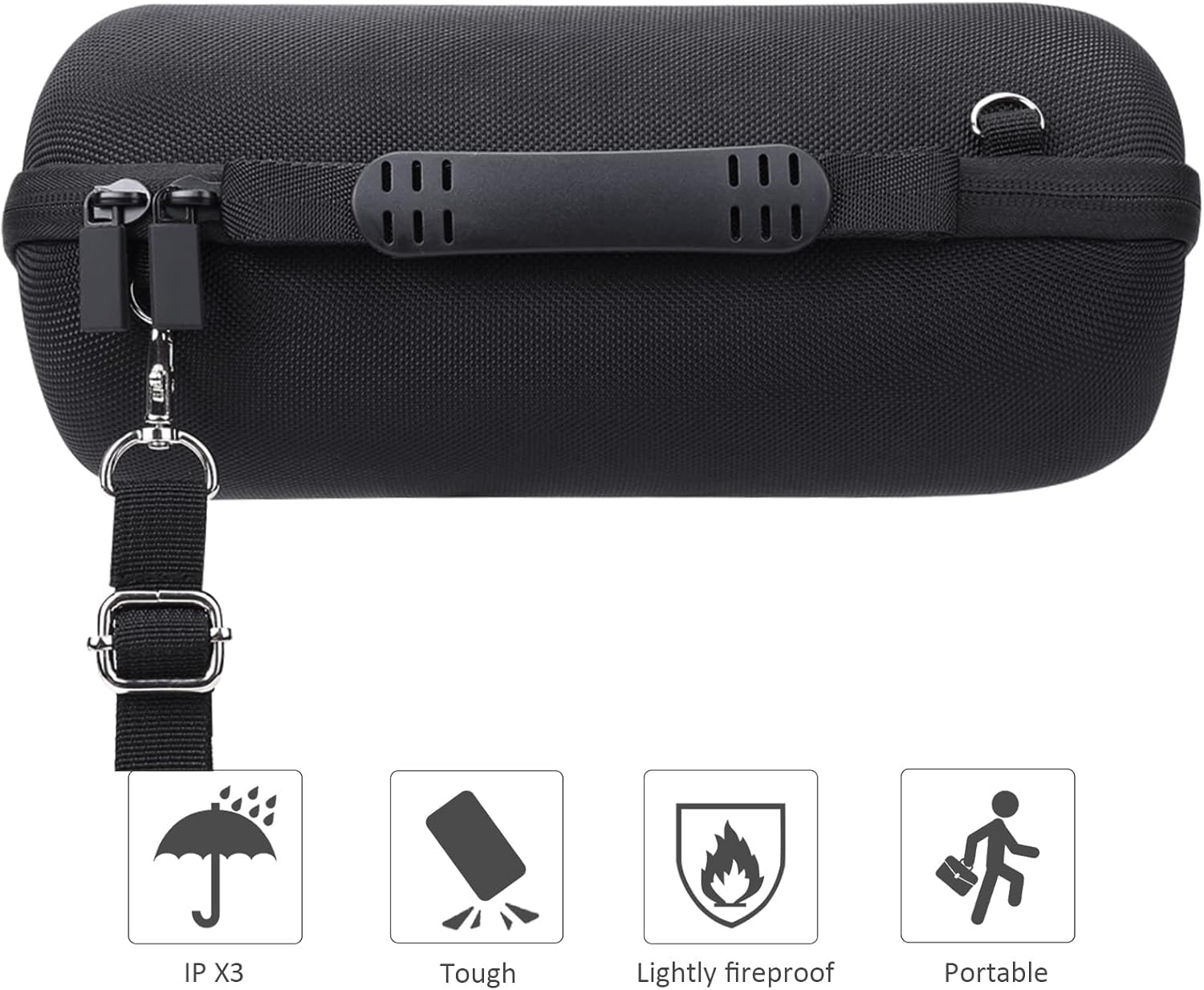 Co2Crea Hard Case Bag Replacement For Bose Soundlink Revolve+ Series Ii Revolve Plus Bluetooth 360 Speaker Replacement For Charg