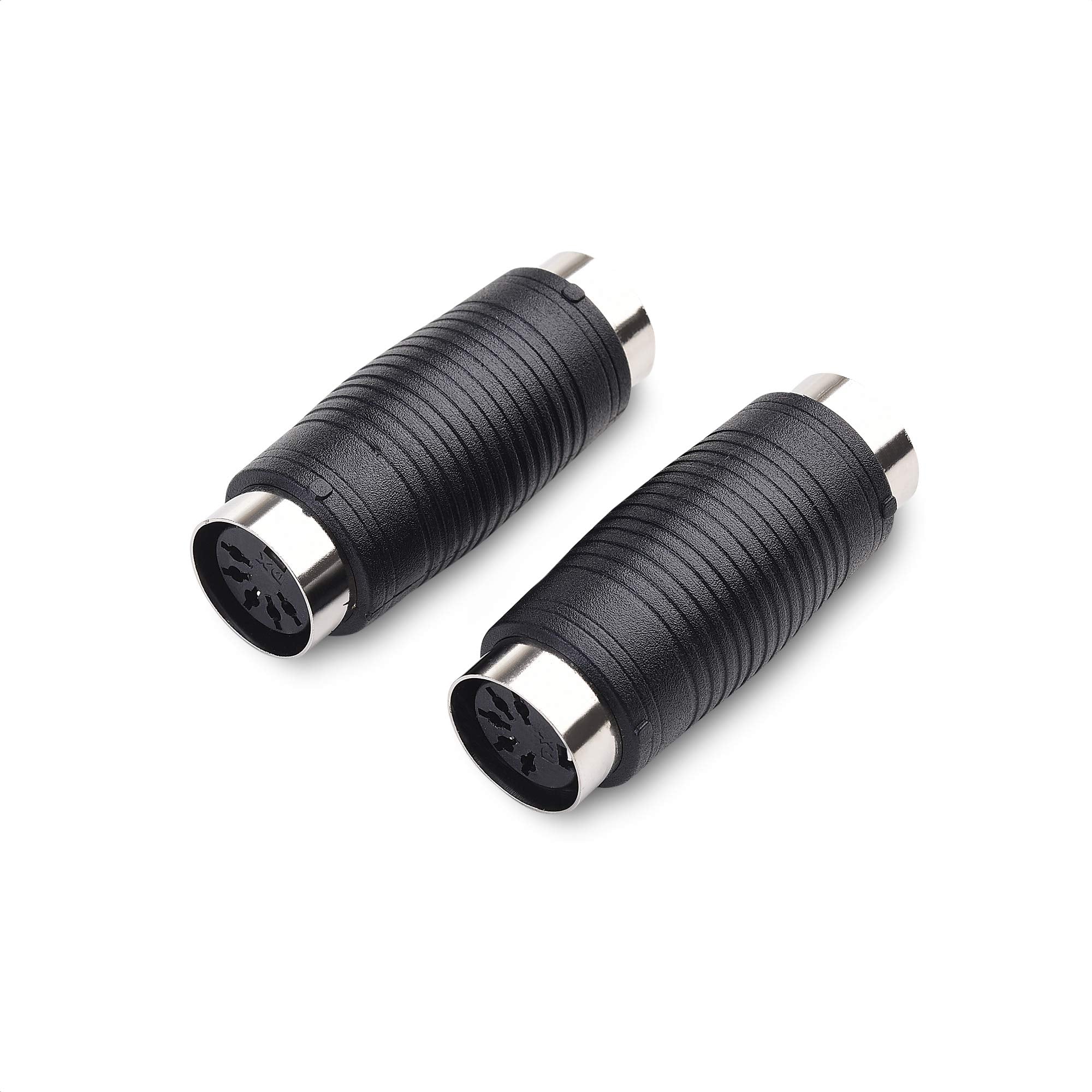 Cable Matters 2 Pack 5 Pin DIN MIDI Coupler Gender Changer (MIDI Extender Adapter)