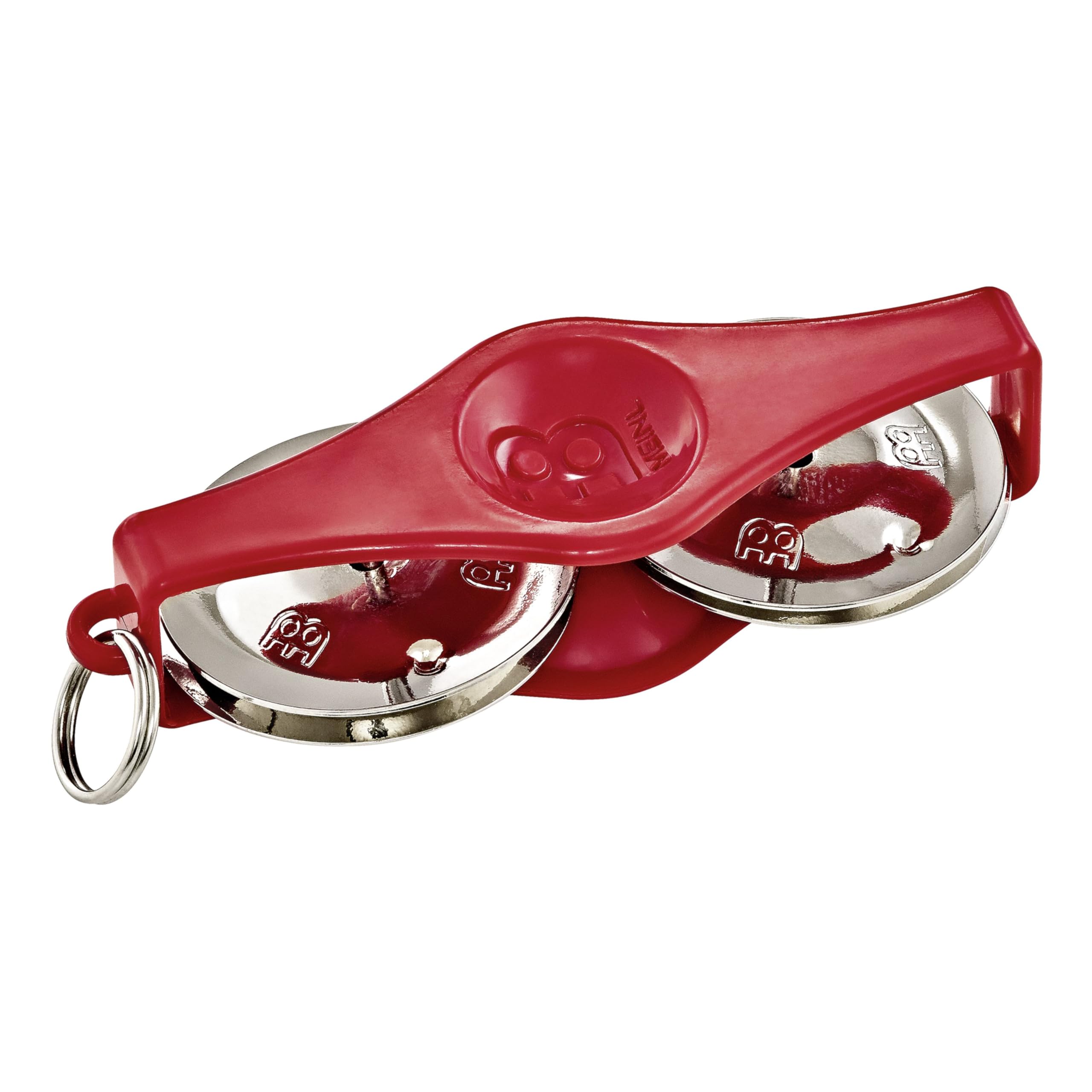 Meinl Percussion Key Ring Tambourine with Steel Jingles and Strudy ABS Plastic, RedNOT Made in ChinaPerfect for Jam Sessions a