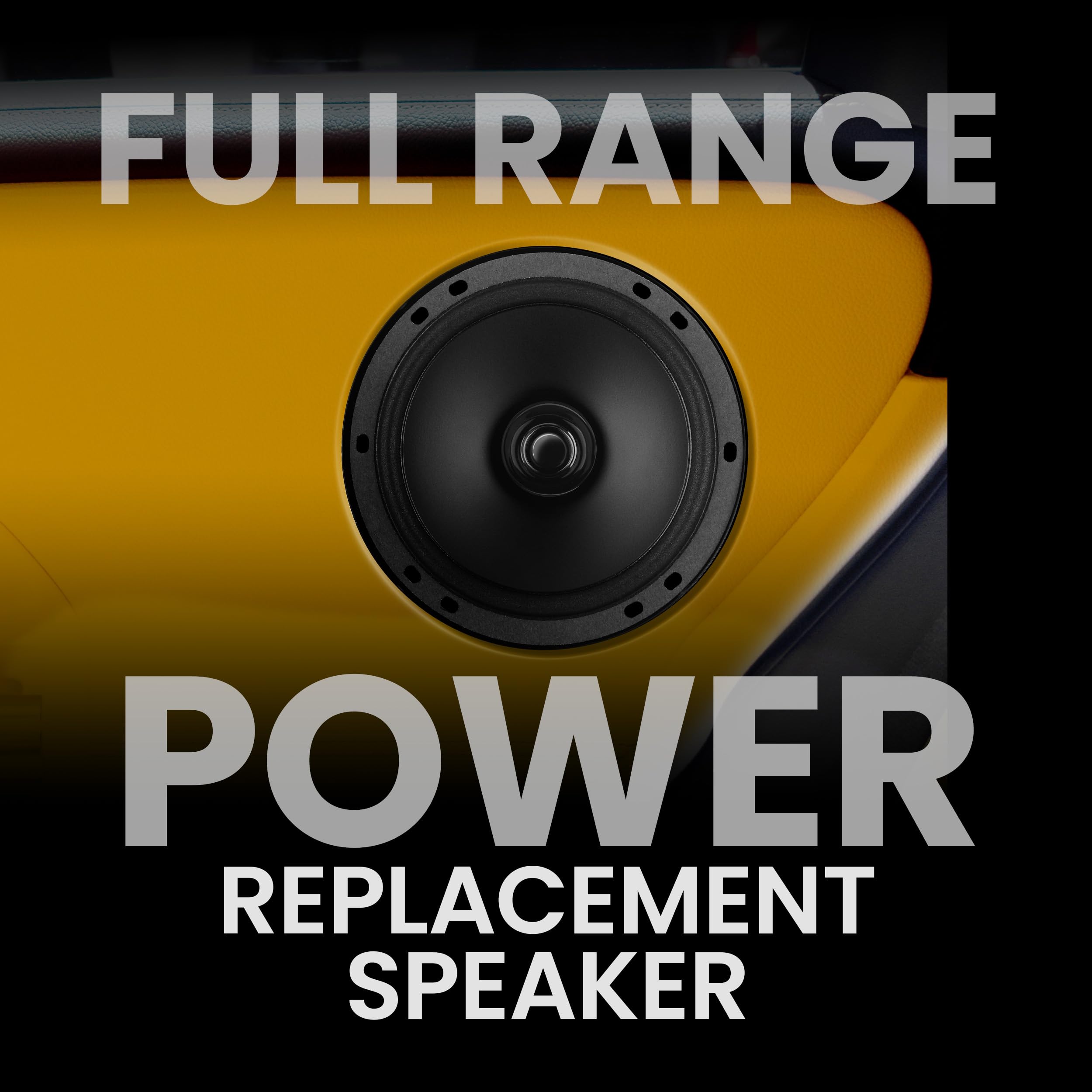 Boss Audio Systems Brs65 6.5 Inch Replacement Car Door Speaker   80 Watts Max, Sold Individually