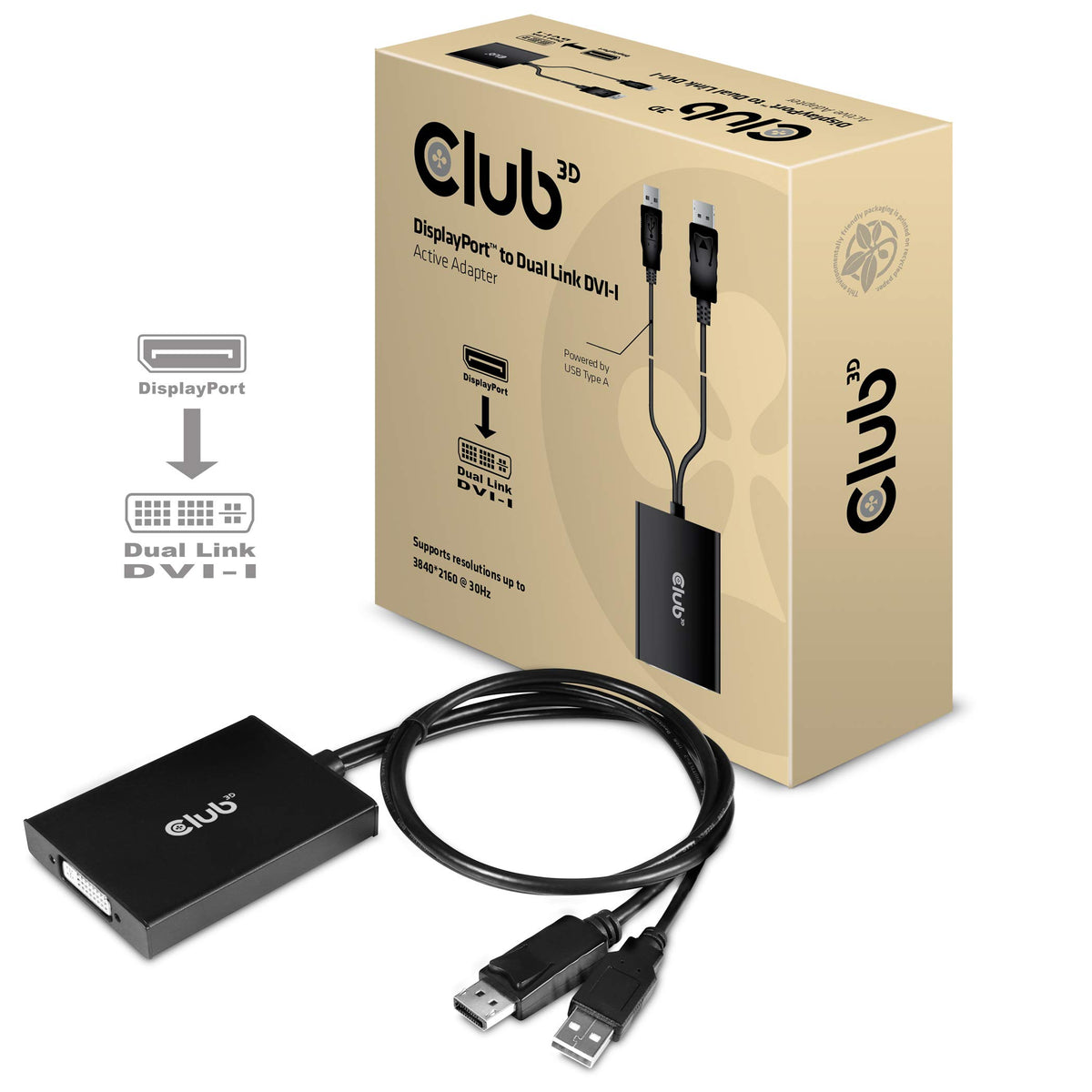 Club 3D Cac 1010   Videokonverter, Black