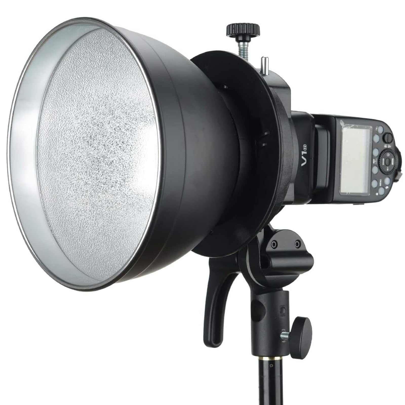 Godox S2 Speedlite Bracket Bowens Mount For Godox Flash Godox V1 Ad200Pro Ad200 Ad400Pro Other Flashes, Precise Tilt Control S T