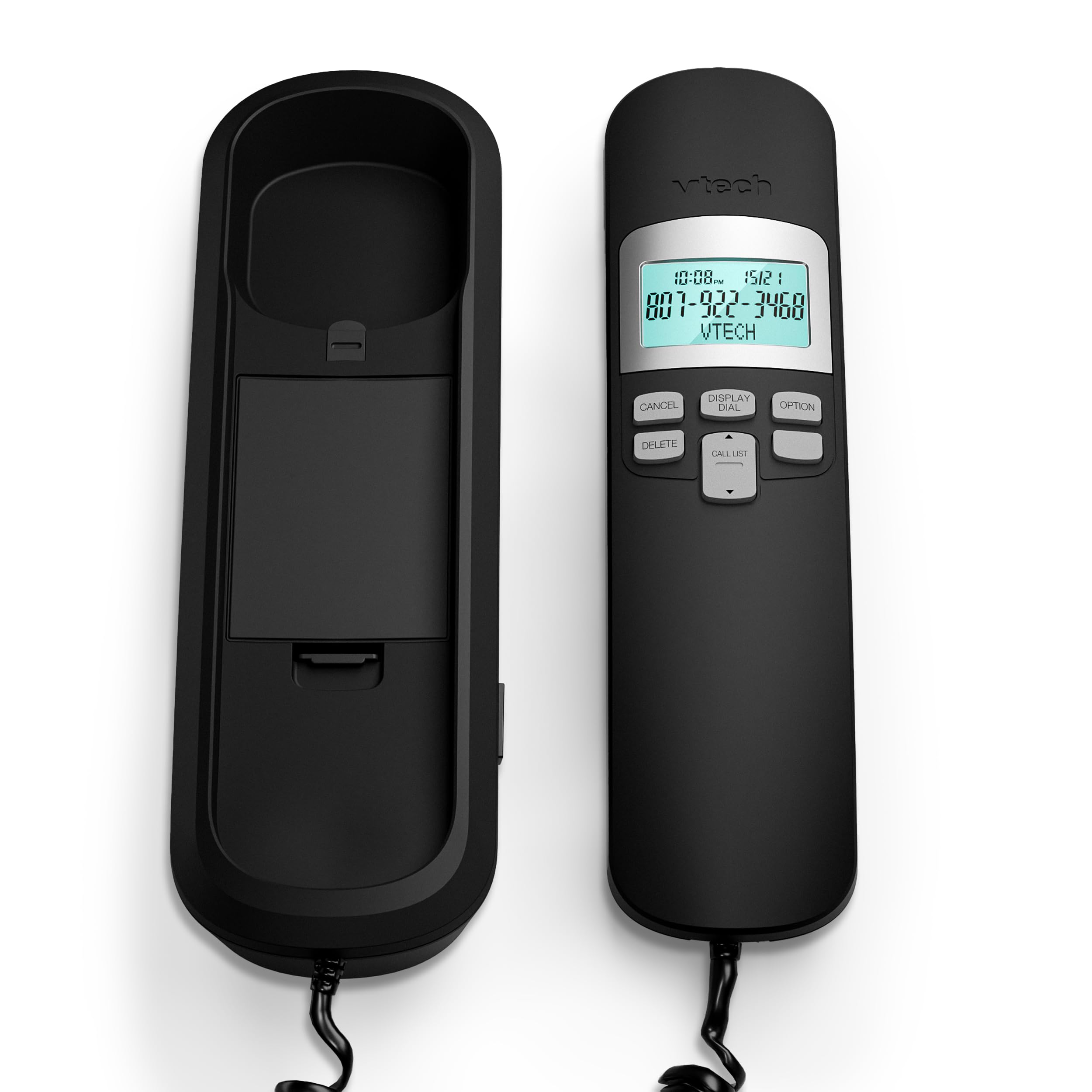 Vtech Cd1113 Trim Style Telephone With Caller Id/Call Waiting, No Ac Power Required, Easy Wall Mount, 13 Speed Dial Keys, Last N