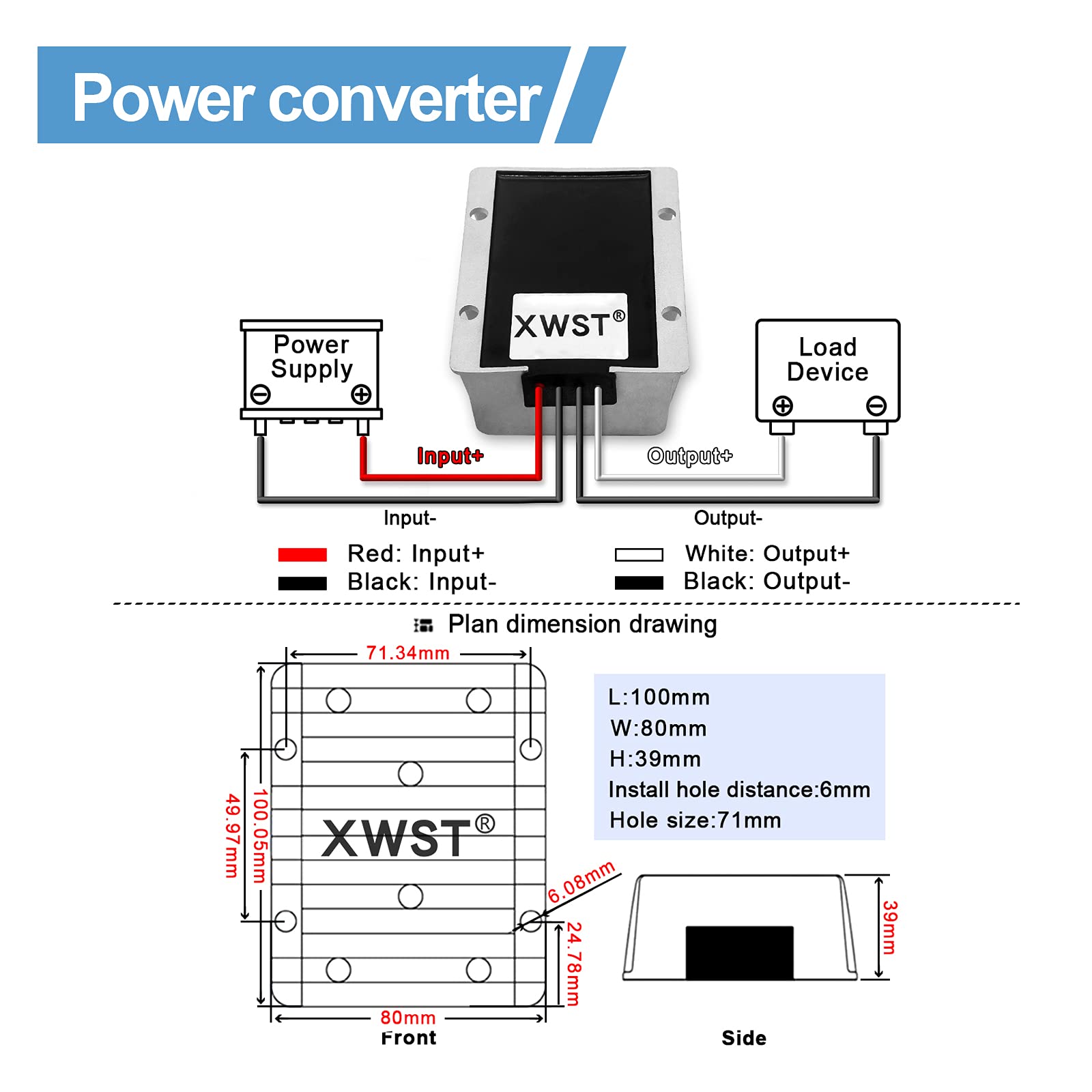 Dc Dc 12V To 15V 30A Step Up Module,Boost Converter 9V 13V To 15V Voltage Regulator,Waterproof Power Adapt 450W 15V Volt Transfo