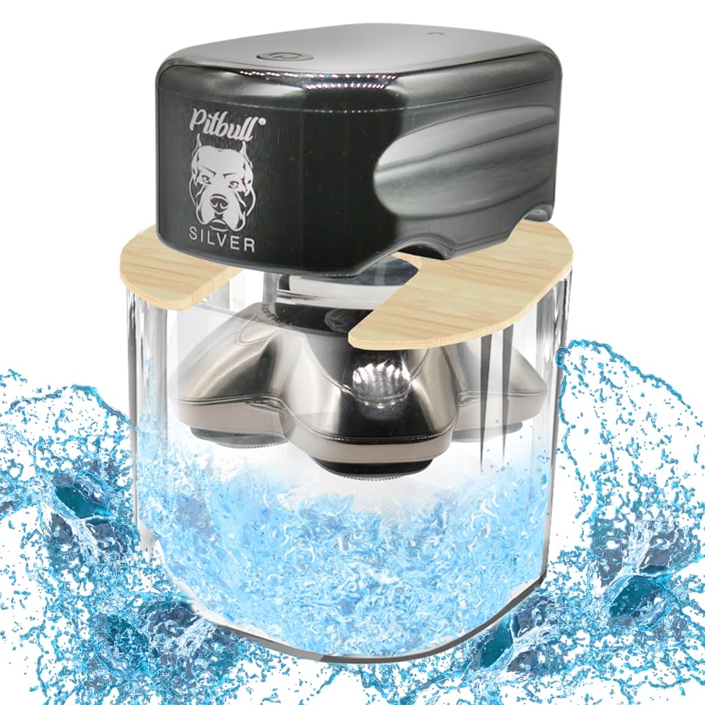 Miragecover Bamboo Shaver Rinse Stand Compatible With Skull Shaver Pitbull Gold Pro Head Shaver