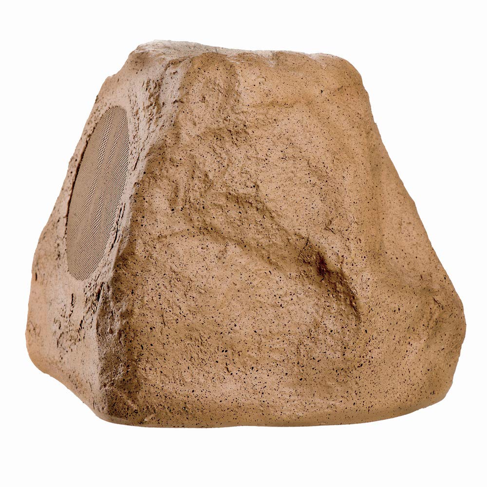 OSD Audio 5.25' Wireless Bluetooth Outdoor Rock Speaker 120W � Weather Resistant, Sandstone Canyon Brown   BTR 150