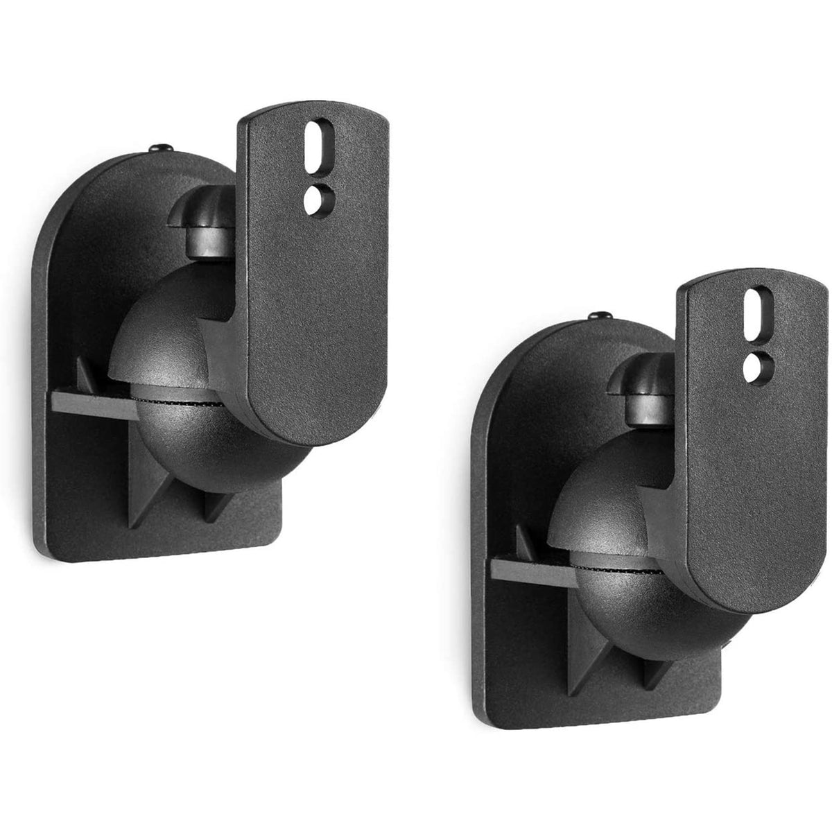 Wali Speaker Wall Ceiling Mounts One Pair, Bookshelf Speaker Wall Mount Brackets, Surround Sound Speaker Mounts, Hold Up To 7.7 