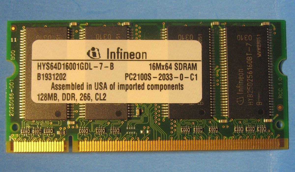 Sodimm Sdram Memory 128Mb 100Mhz 144 Pin Abr Cl2 8X16 T017 Pc100 222 620 Mt8Lsdt1664Hg 10Eb1