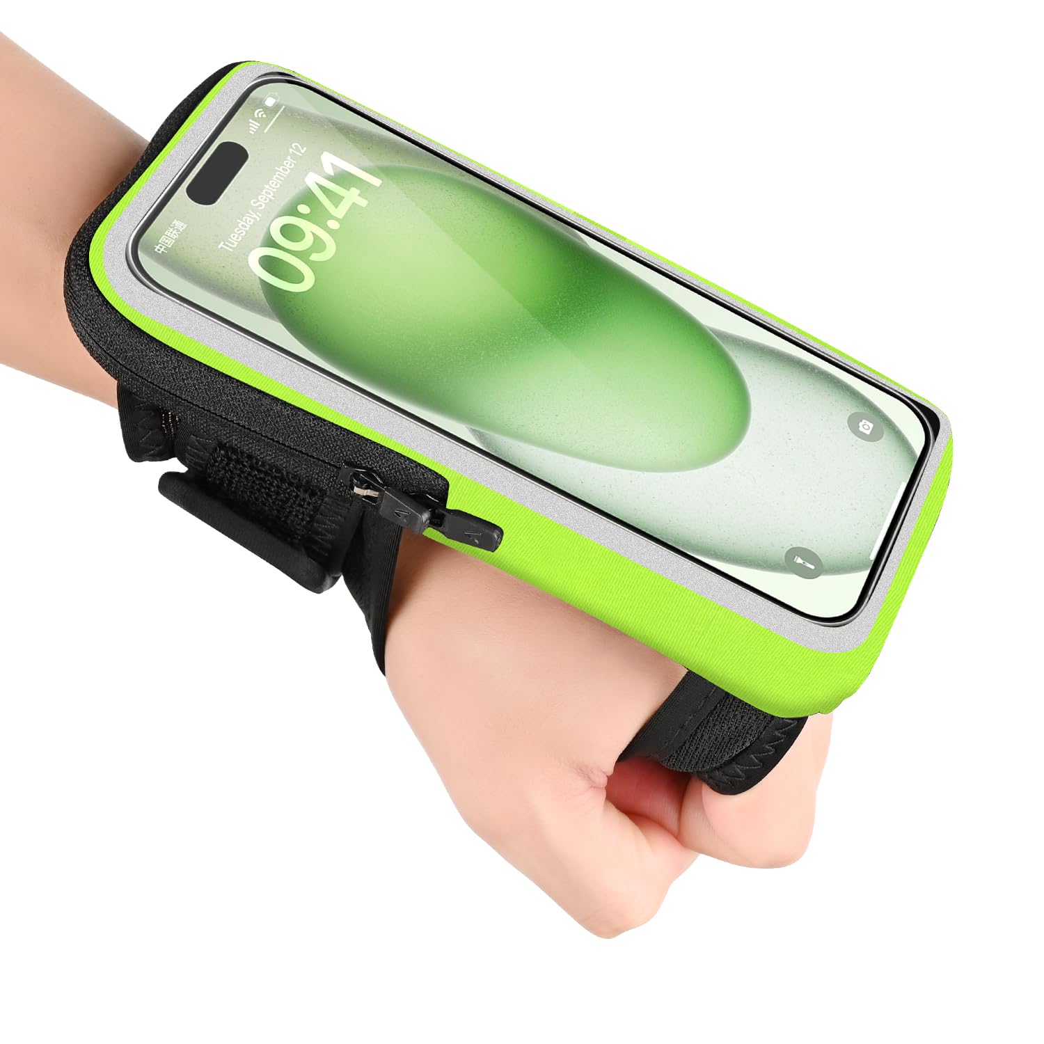 Wristbands Phone Holder for Running, Forearm Running Armbands for iPhone 16/15 Pro/14 Plus/13/11/XR/XS, Galaxy S24/S10, Supports