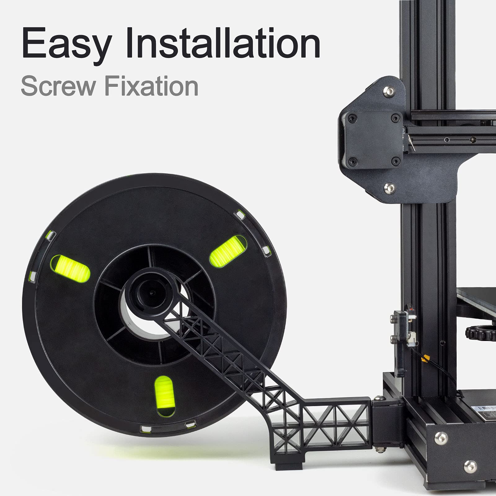 Creality Ender 3 Rotatable Filament Spool Holder Upgrade Built In Bearing 3D Printer Bracket For Ender 3,Ender 3 V2,Ender 3 Pro,