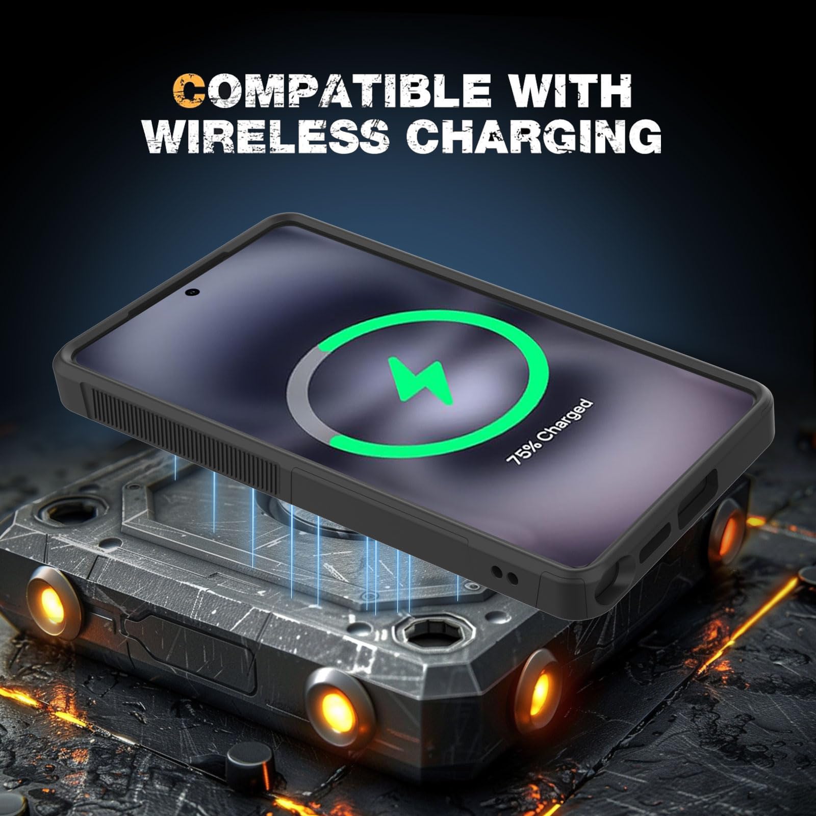 Zqlplzr Magnetic For Galaxy S25 Ultra Case,[Compatible With Magsafe] [Military Grade Drop Protection] Heavy Duty Shockproof Phon