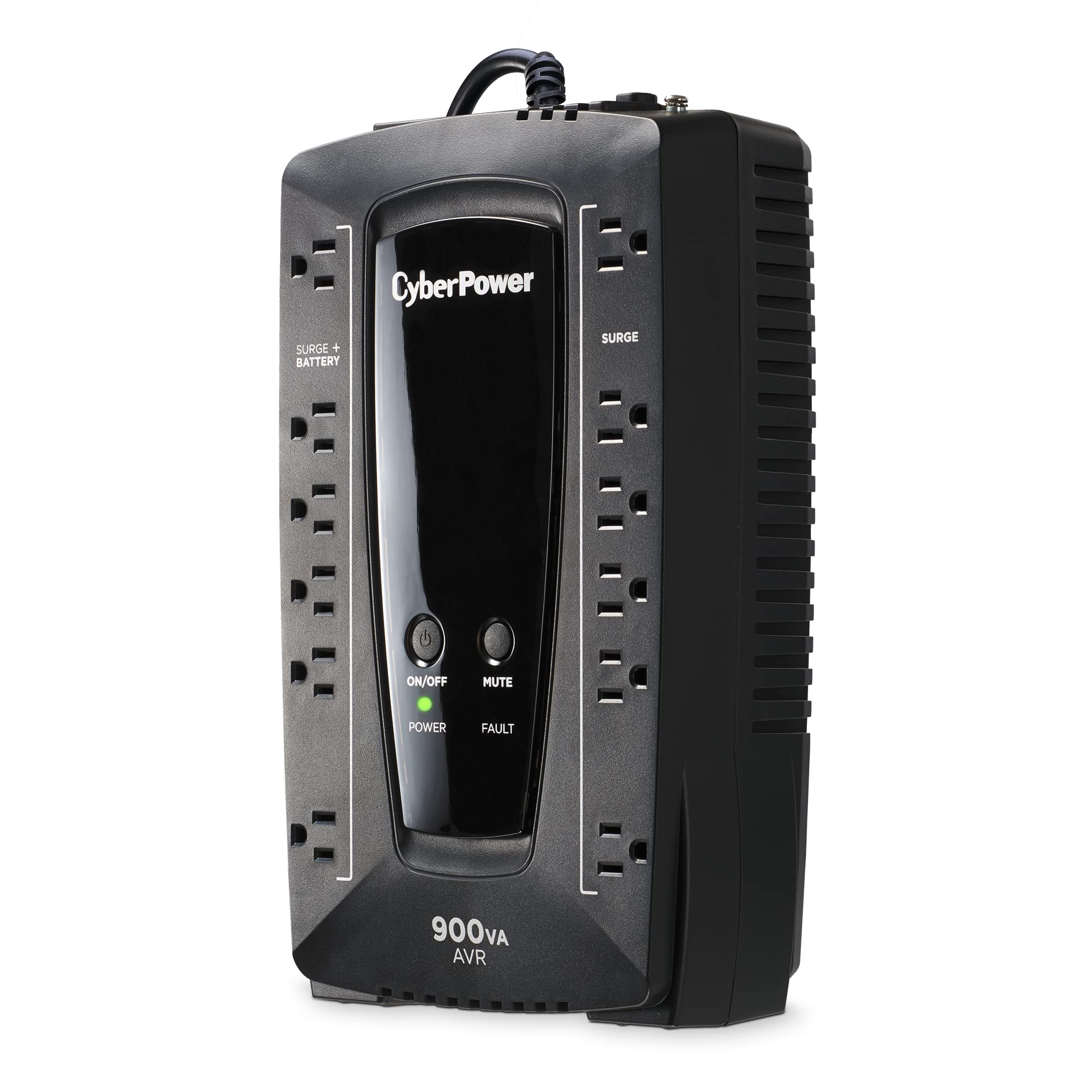 Cyberpower Avrg900U Avr Ups System, 900Va/480W, 12 Outlets, Compact