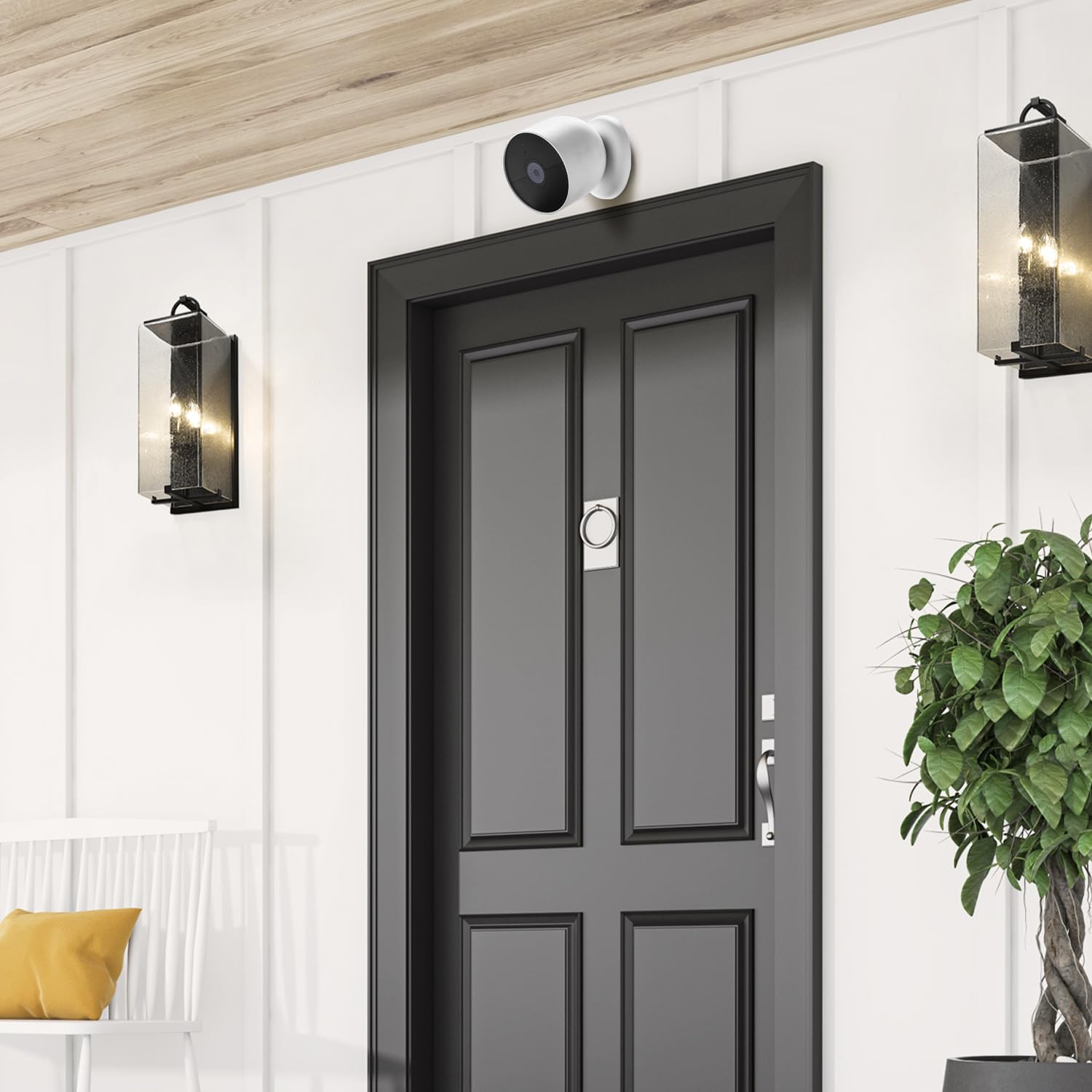 Wochel 2Pack Mounting Plate Compatible With Google Nest Cam Outdoor (Battery) Camera, Replacement For Original Nest Cam Bracket,