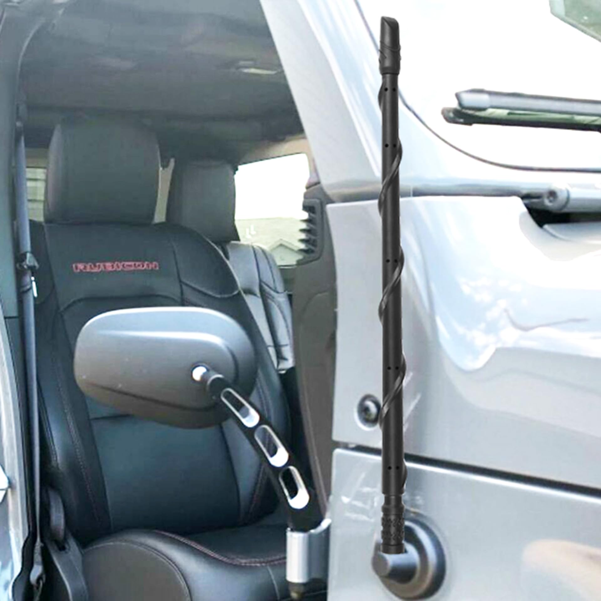 Basiker Antenna Compatible With Jeep Wrangler Jk Jl Jt Gladiator Rubicon Sahara 2007 2023 2024 2025, 13 Inch Car Replacement Antenna, Gladiator Jeep Accessories Designed For Optimized Radio Reception