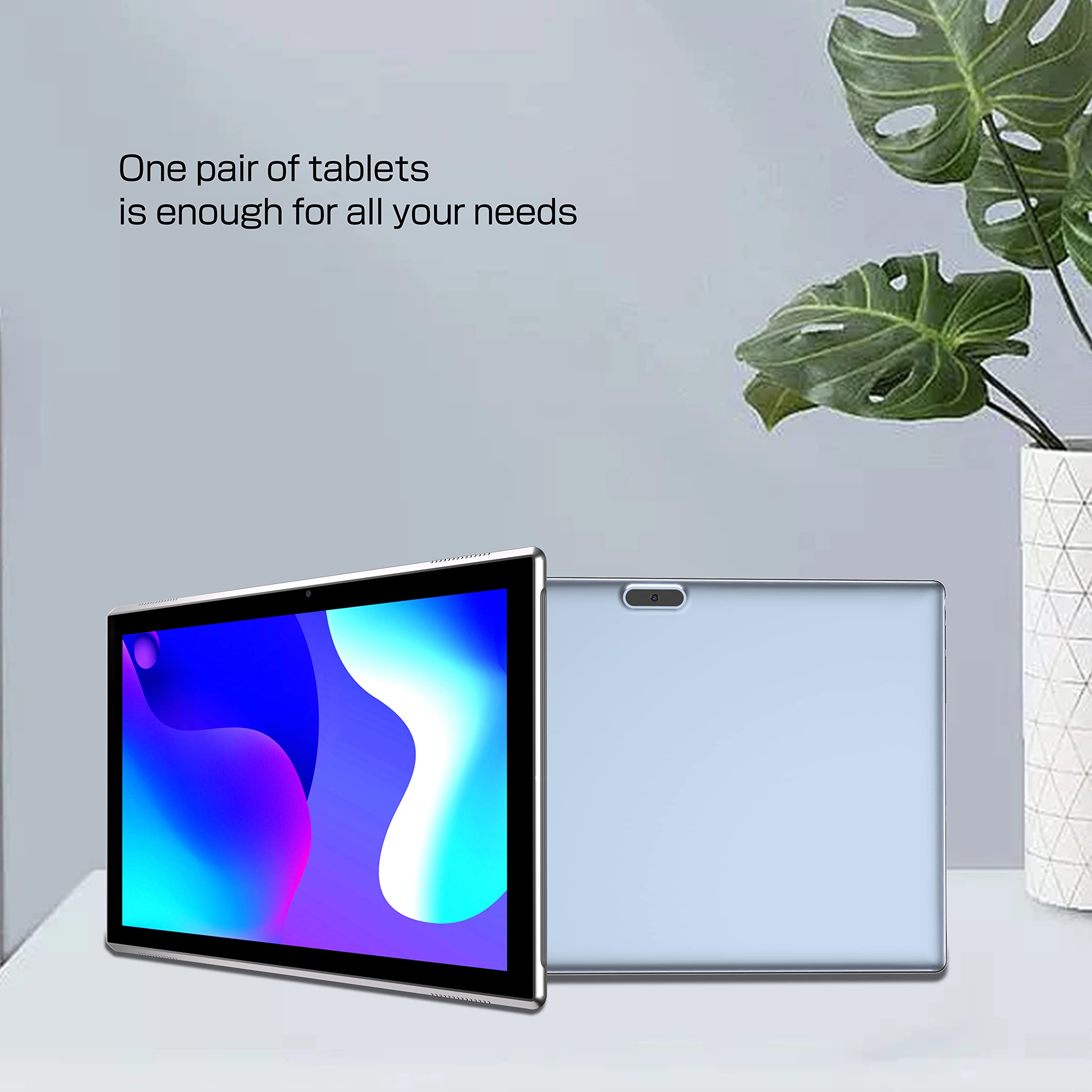 Tablet 10 Inch Tablets, Google Android 11 Tablet 10'', Quad Core Processor Tableta Computer With 32Gb Rom 2Gb Ram, 2+8Mp Camera