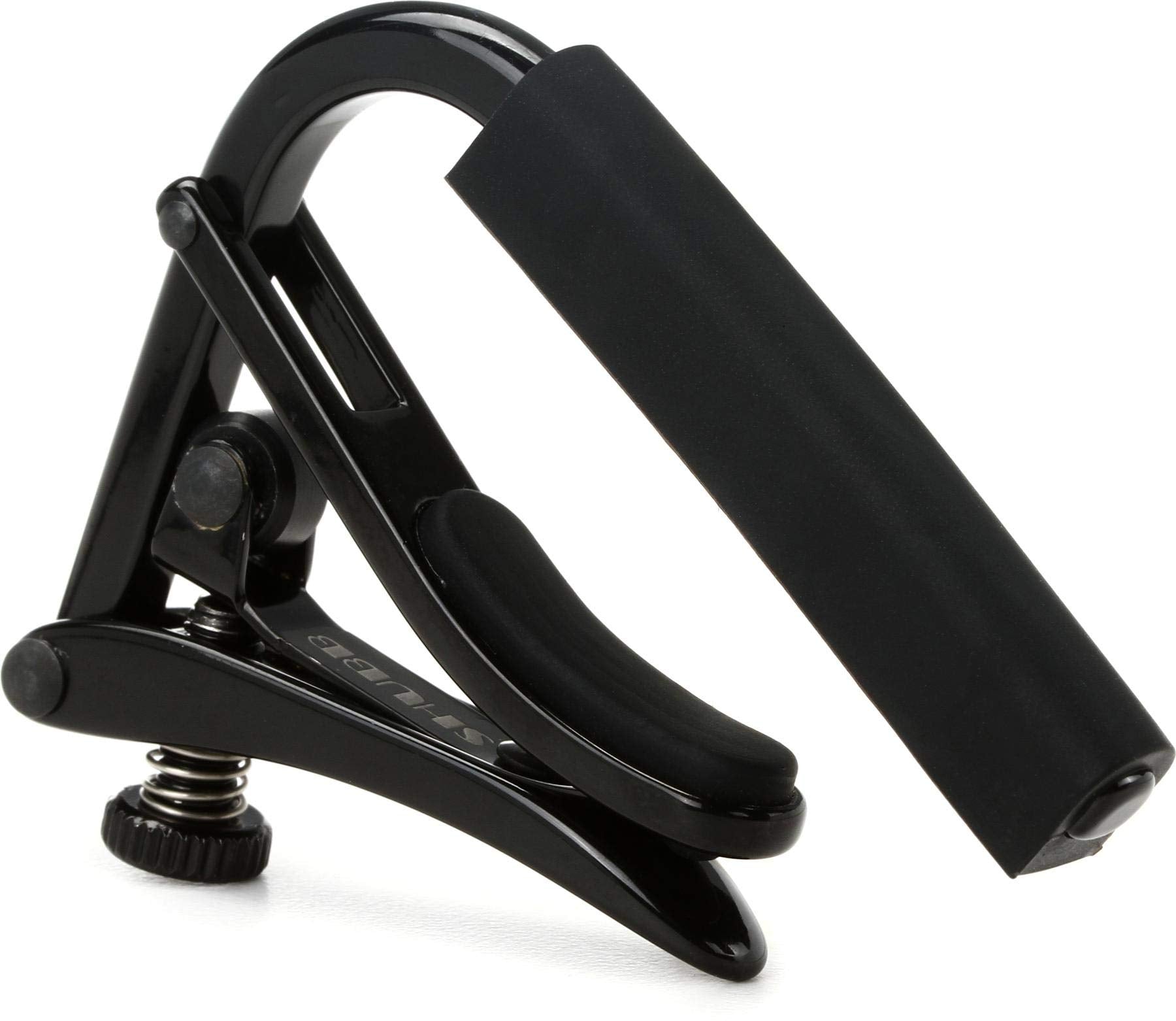 Shubb C1K (Capo Noir) Black Chrome Capo For Steel String Guitars