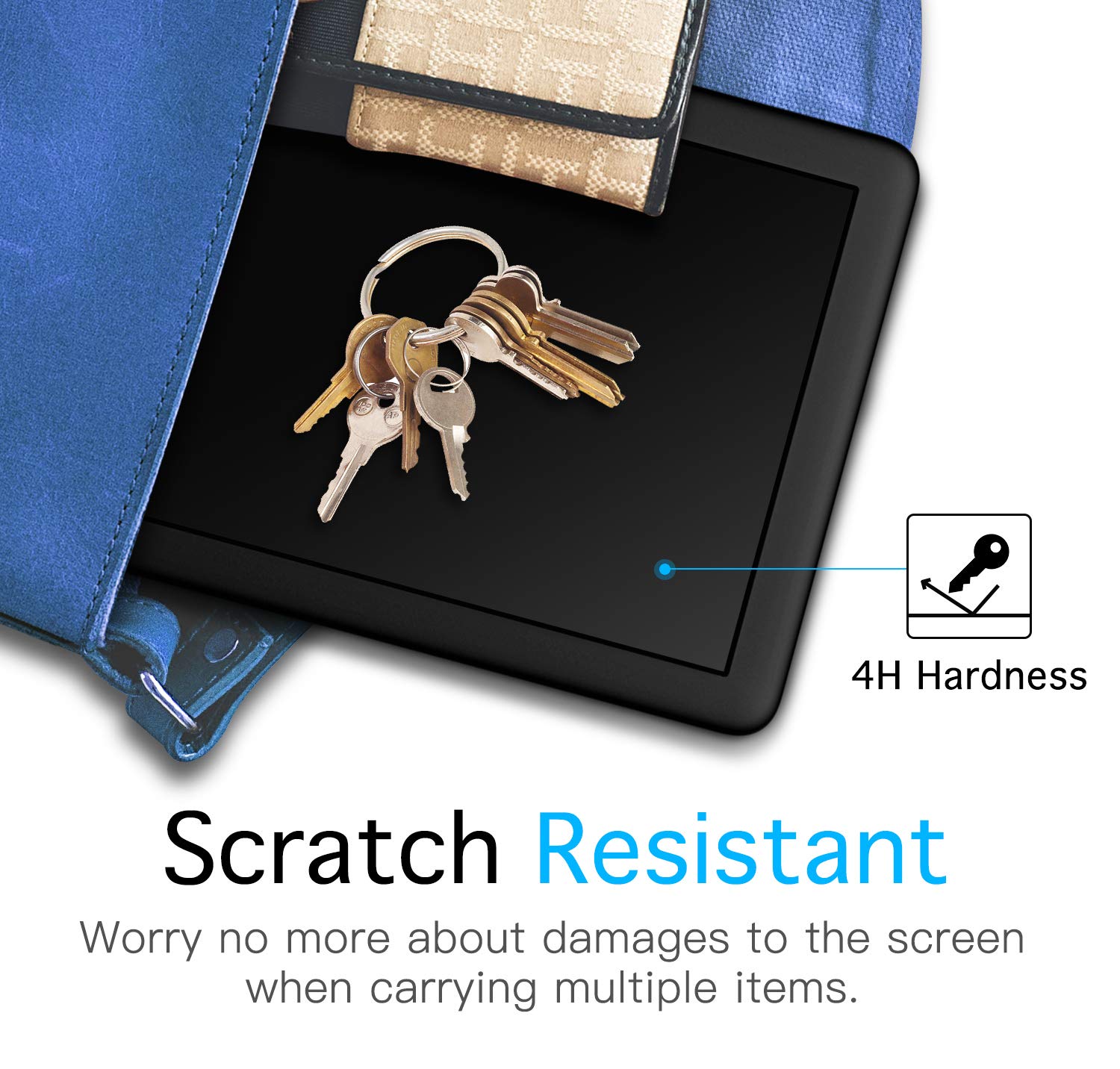 MoKo 2 Pack Antiglare Screen Protector for 6' All New Kindle 11th Generation 2024/2022, Kindle 10th Generation 2019, Full Coverage Premium PET Protective Film Matte Screen Protector