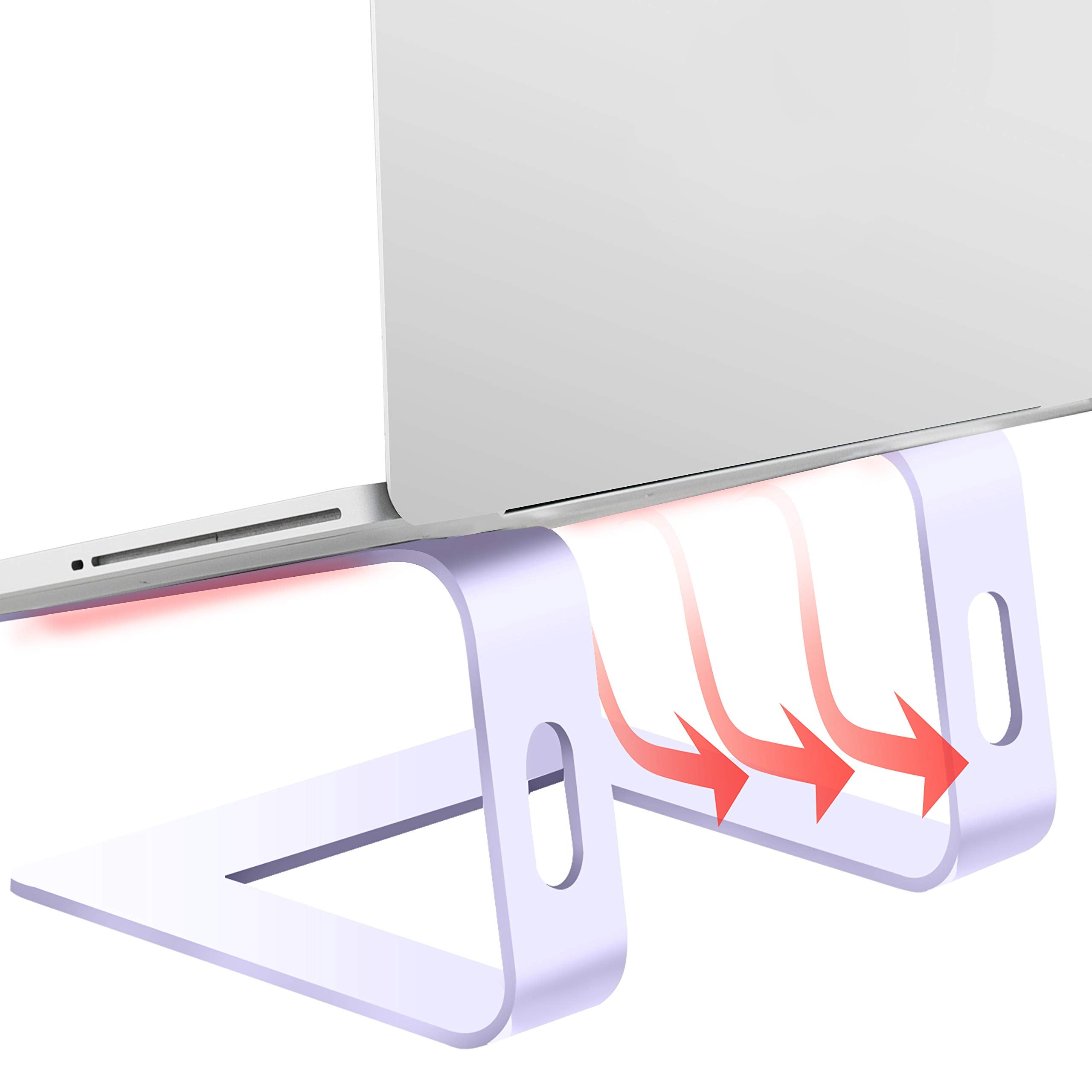 Orionstar Laptop Stand Aluminum Laptop Riser Compatible With Mac Macbook Air Pro 10 To 15.6 Inch Notebook Computer, Ergonomic El