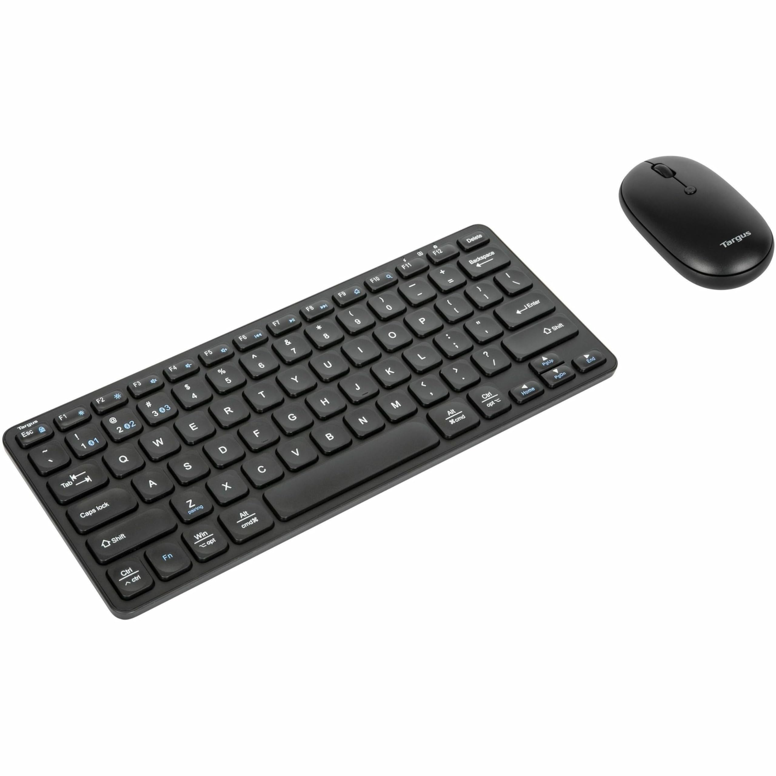 Targus Compact Keyboard and Compact Mouse Bundle, Black (AKB862 + AMB581)