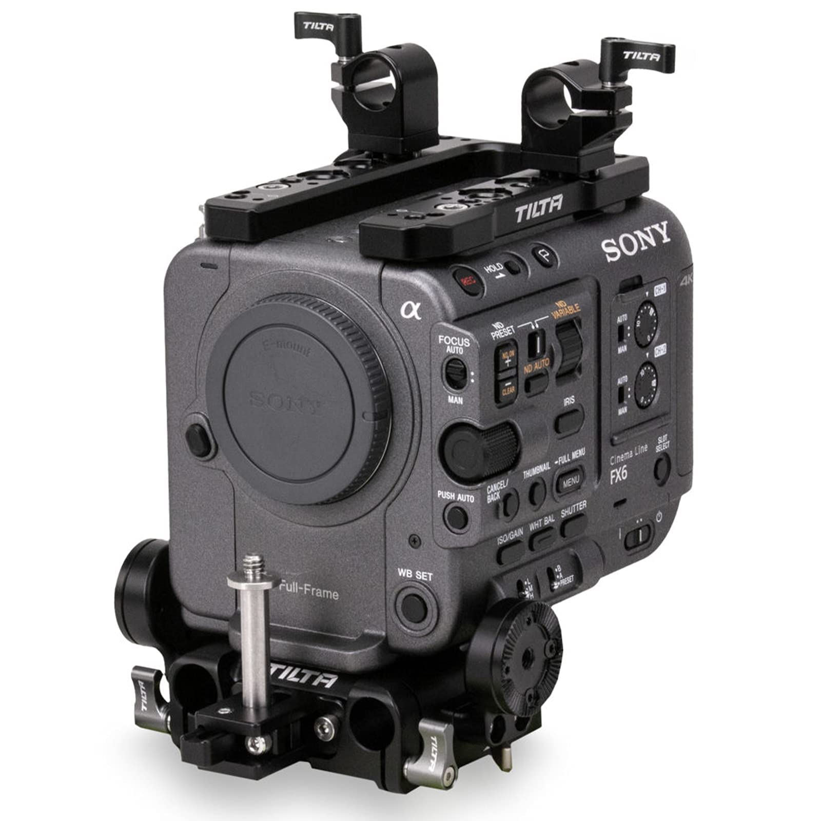 Tilta Camera Cage Compatible With Sony Fx6   Basic Kit (Without Battery Plate)