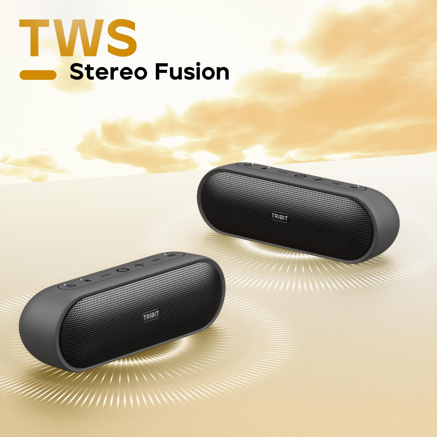 Tribit Portable Bluetooth Speaker Xsound Plus 2, Wireless Speaker 30W With Xbass, Ipx7 Waterproof, 24 Hour Playtime, Stereo Soun