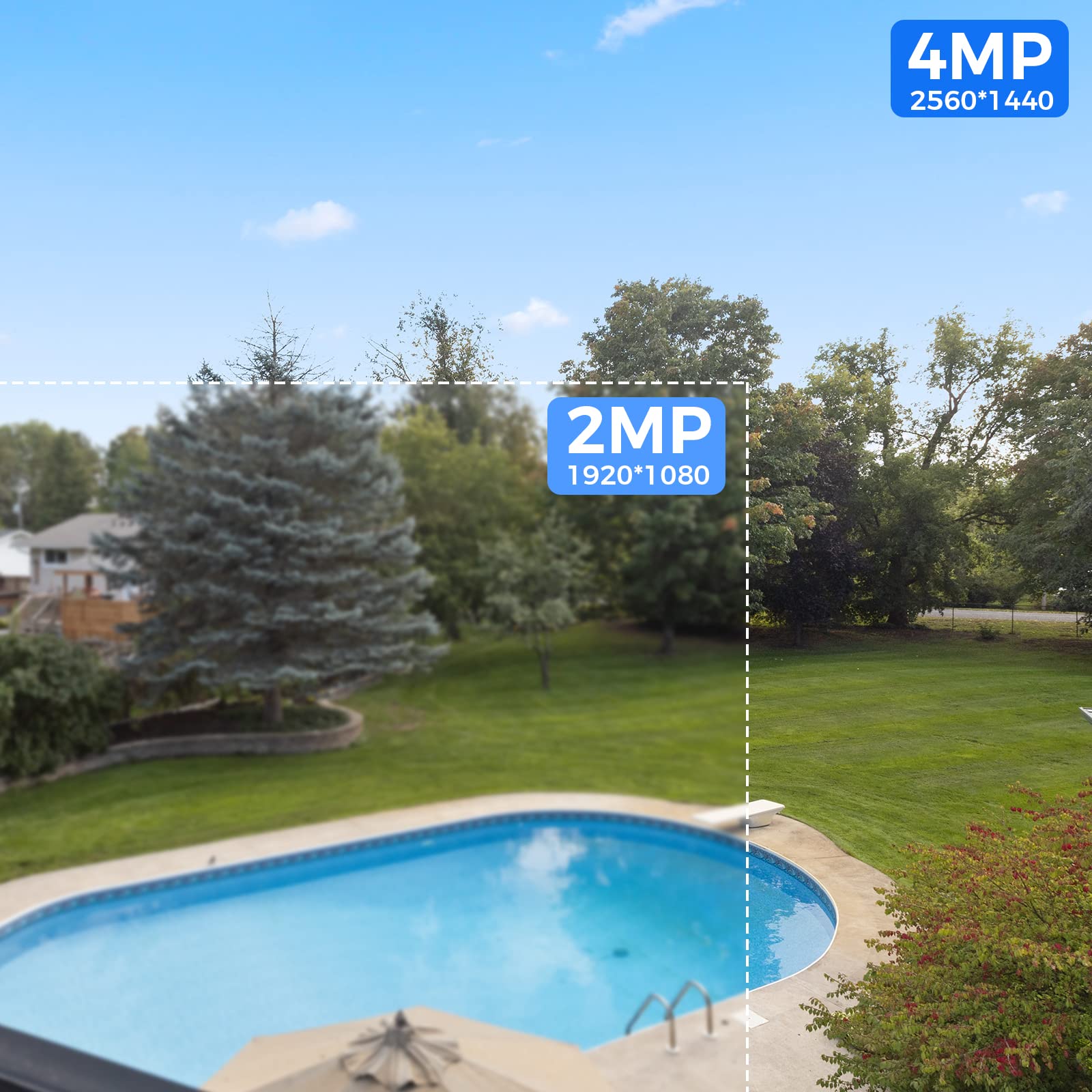 [1Tb Hdd,4Mp Spotlight] Hiseeu Solar Wireless Security Camera System,10Ch Hd 4K Nvr,Night Vision, 2 Way Audio, Pir Motion Detection,Motion Record, Outdoor Home Surveillance