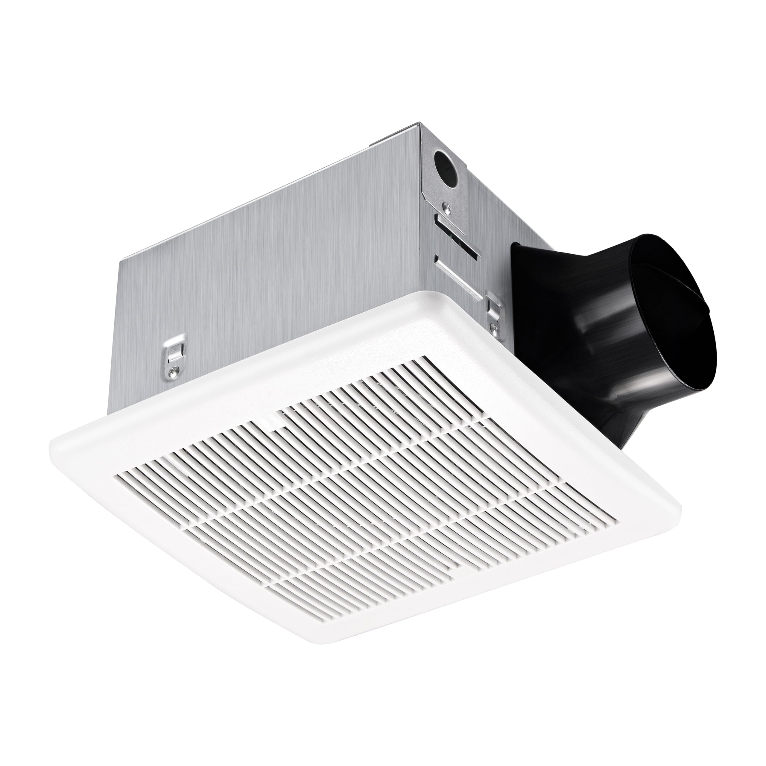 Tech Drive Super Quiet 110 CFM, 1.2 Sone Bathroom Ventilation and Exhaust Fan with Humidity Sensor, No Attic access Needed Insta