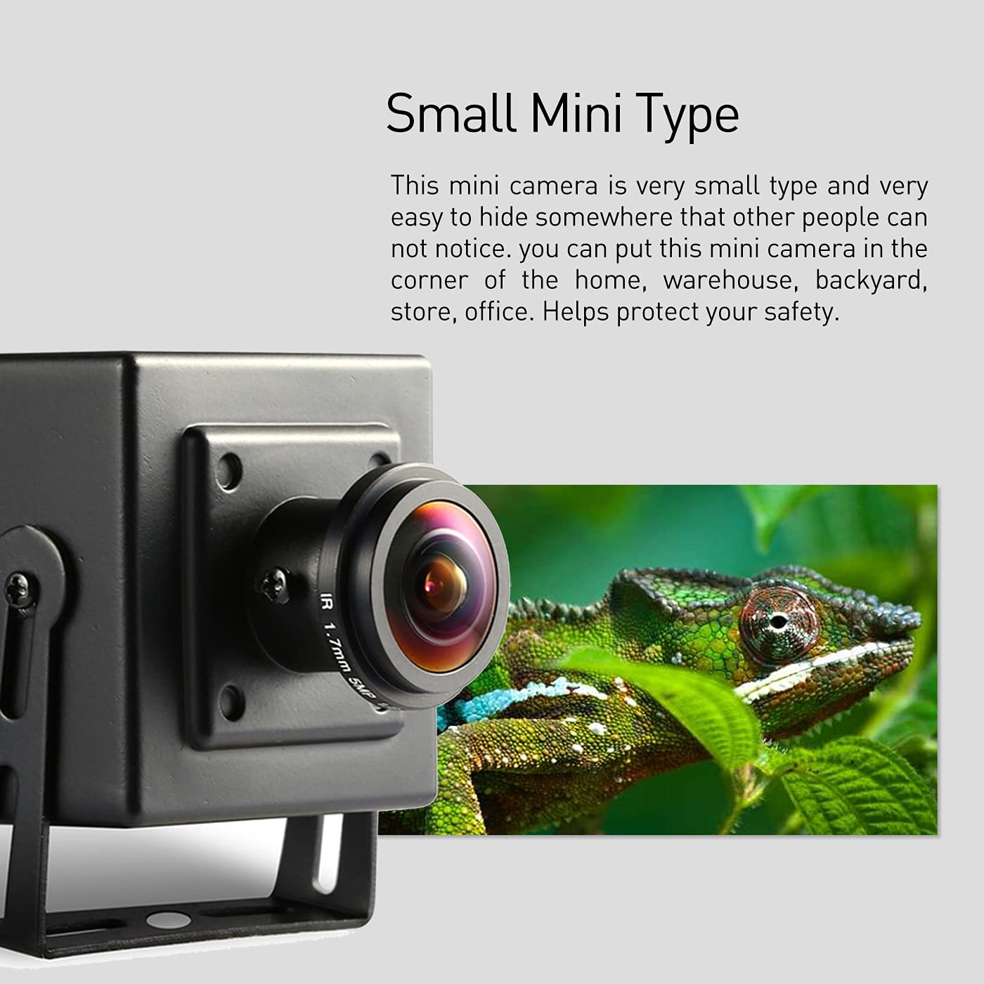 Revotech Mini Fisheye Poe Ip Camera, Hd 3Mp Indoor Security Camera Cctv 1.7Mm Lens 170 Degree Wide Angle P2P H.265 (I706 3 P Bla