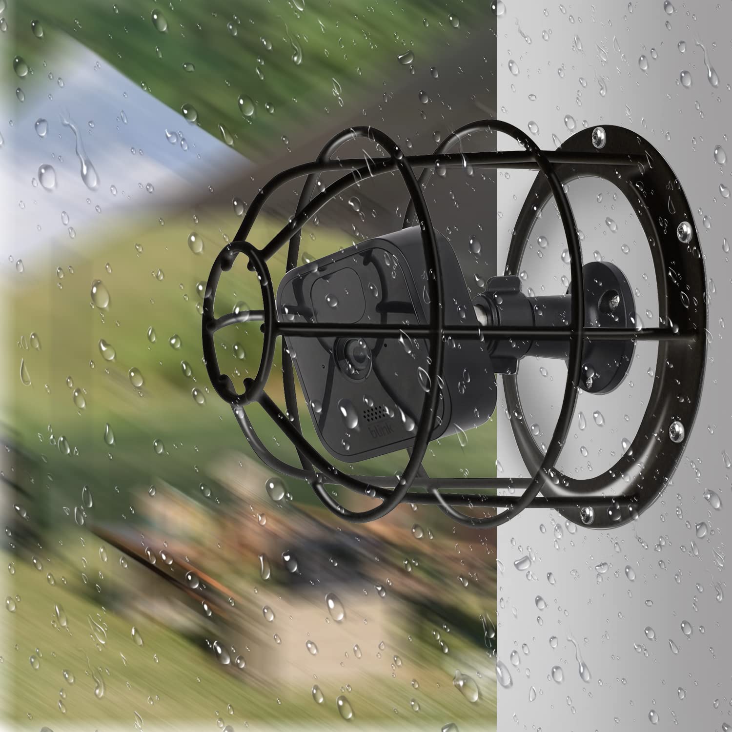 Uyodm Antitheft Camera Mount Cage And Wall Mount Bracket Compatible With Blink Outdoor,Blink Mini,Blink Xt2/Xt, Blink Outdoor 4 (4Th Gen)/(3Rd Gen) Xt3, Yi Camera,Wyze Outdoor,Eufycam, Nest Camera