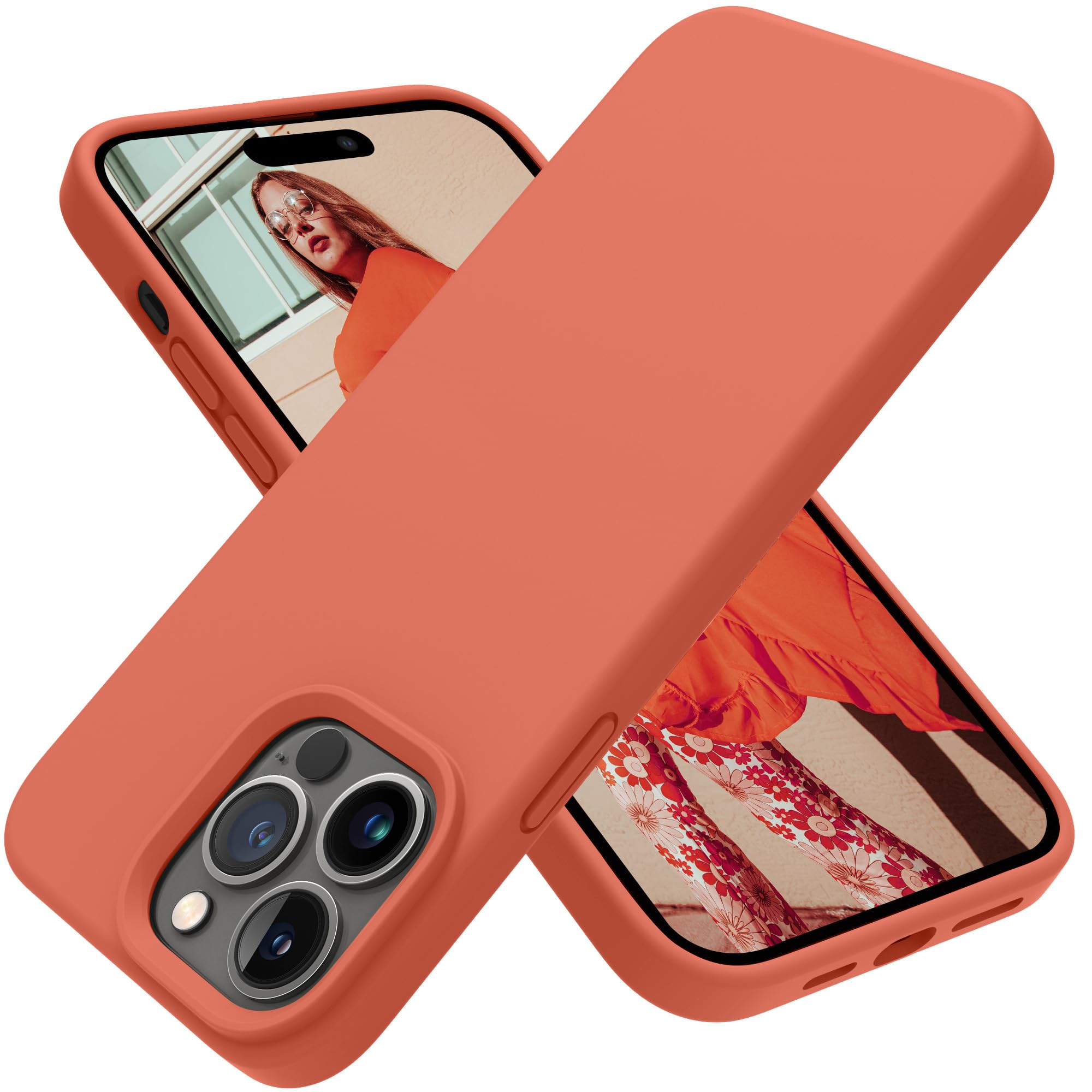 Otofly For Iphone 14 Pro Case [Compatible With Magsafe] Full Body Silicone Shockproof Slim Thin Phone Case For Iphone 14 Pro 6.1