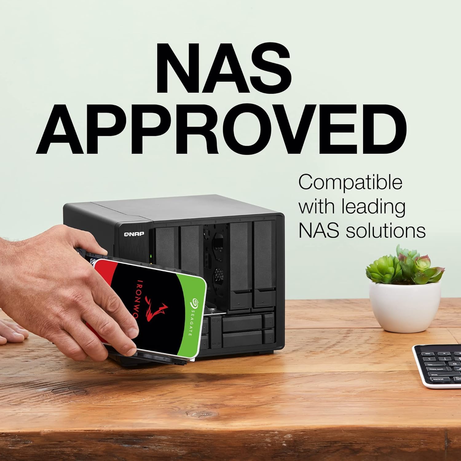 Seagate Ironwolf 8Tb Nas Internal Hard Drive Hdd - 3.5 Inch Sata 6Gb/S 7200 Rpm 256Mb Cache For Raid Network Attached Storage -