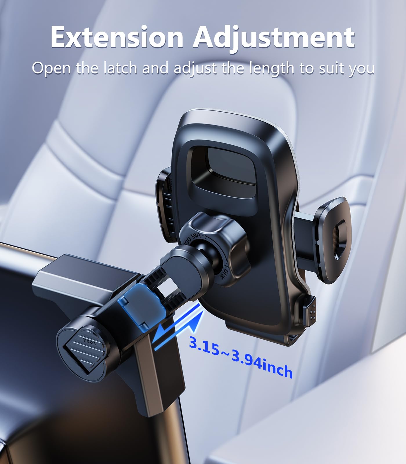 Dicmky Tesla Phone Mount For Tesla Model Y/3 2026 2025 2024 2023 2022 2021, 360Swivel Car Accessories For Tesla Screen Clip Phon