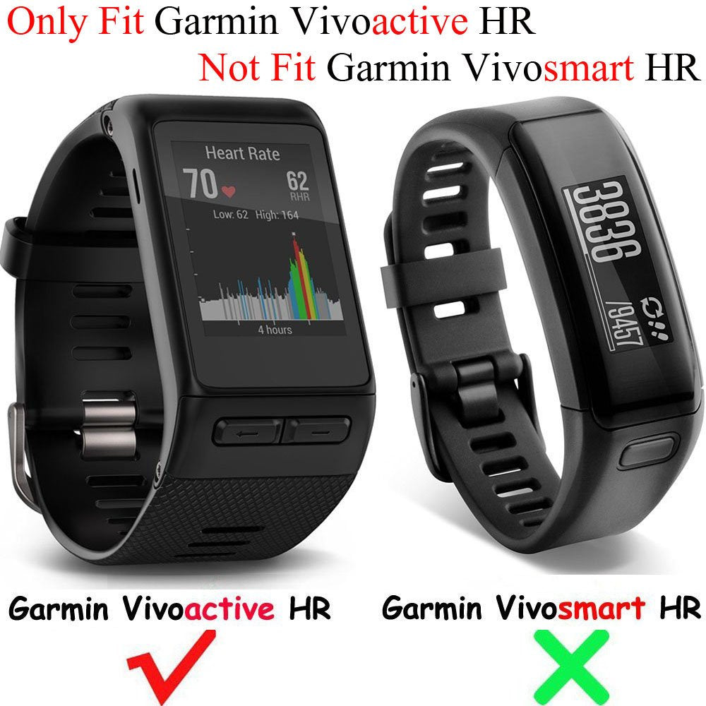 Band For Garmin Vivoactive Hr Watch, Soft Silicone Wristband Replacement Band For Garmin Vivoactive Hr Sports Watch