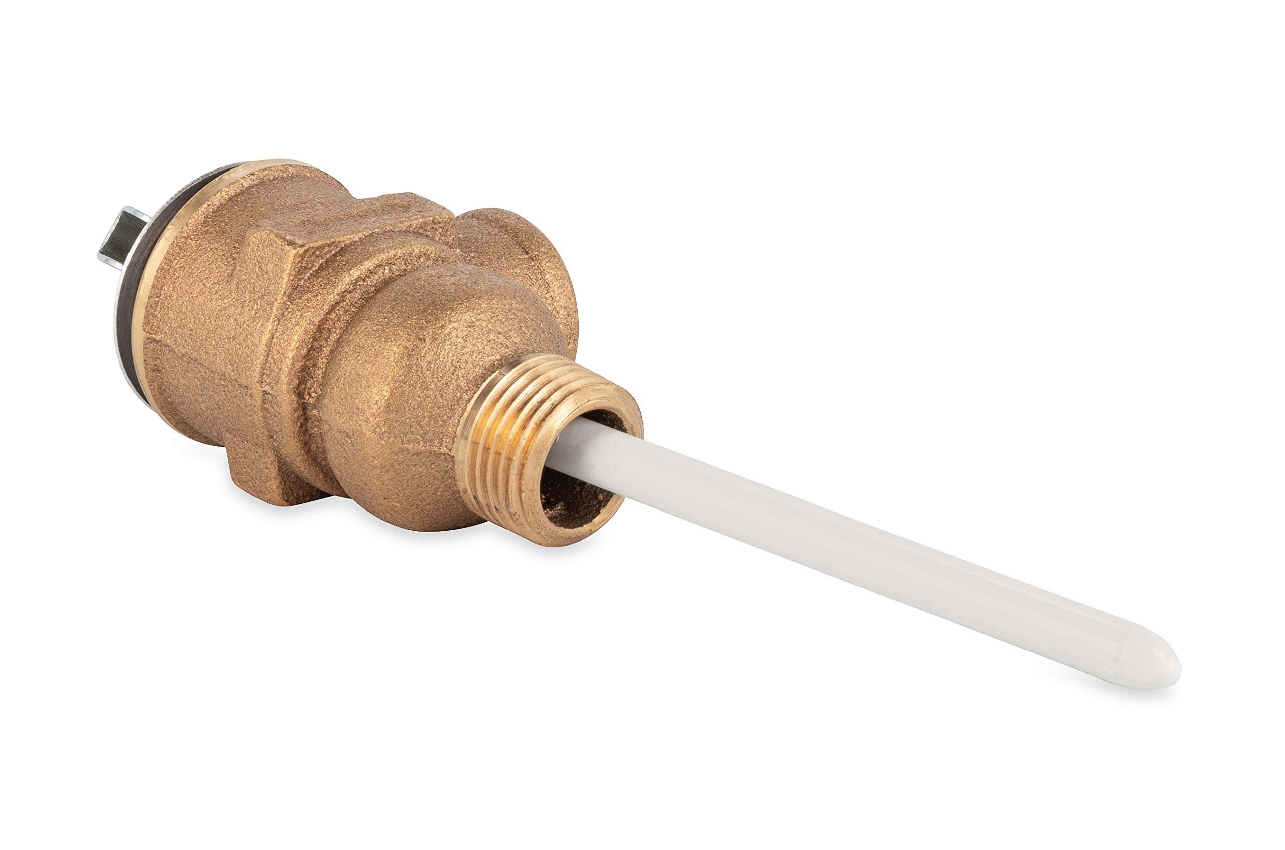 Camco 10423 1/2'' Temperature And Pressure Relief Valve With 4'' Epoxy-Coated Probe , Brown,WBHOMB0006IX8AU