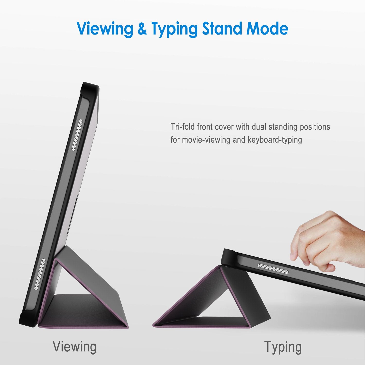 Jetech Case For Samsung Galaxy Tab A 10.1 2016 (Sm-T580 / T585, Not For 2019 Model), Smart Cover With Auto Sleep/Wake (Purple)