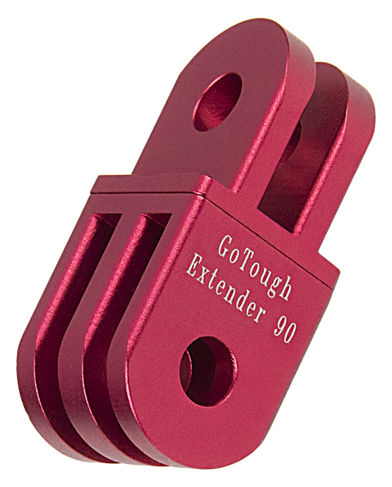 Fotodiox GoTough Red 90 Degree Extender Arm - Metal Extension Arm with 90 Degree Turn Compatible with GoPro HERO3, HERO3+, HERO4