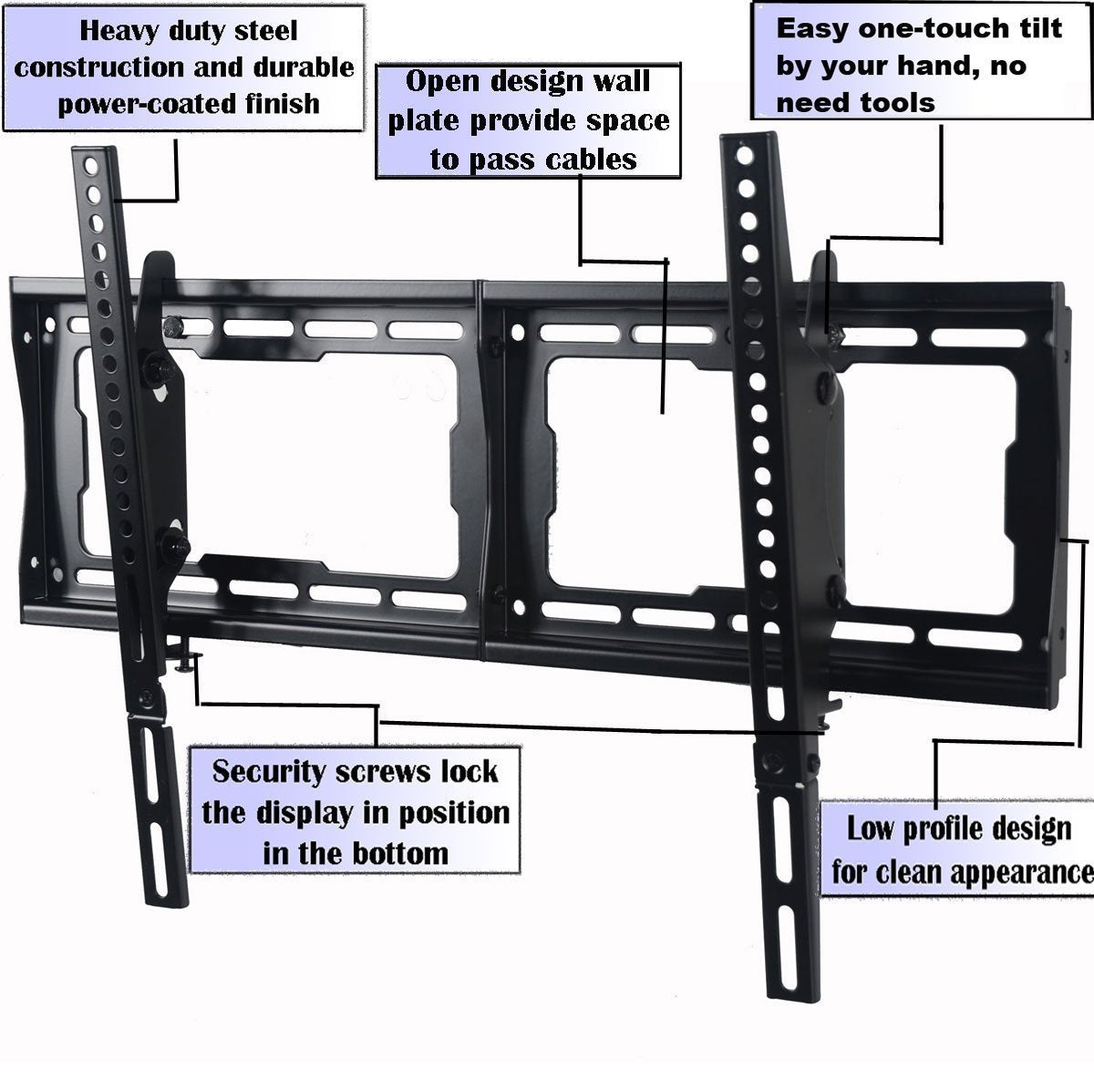 Videosecu Tv Wall Mount Fits Most Lg 32 37 39 40 42 43 46 47 48 50 55 60 65 75'' 32Lg30 32Lg30Dc Lg 32Lc2D 37Lg30 37Lg30Dc Lg376