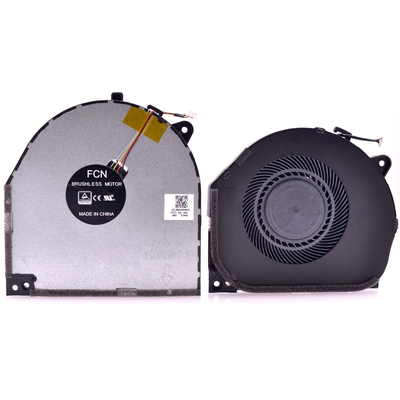 Deal4Go Cpu & Gpu Graphics Cooling Fan 5F10R40214 Replacement For Lenovo Legion Y7000 Y7000P Y530-15 2018 (Gtx 1060 1050)