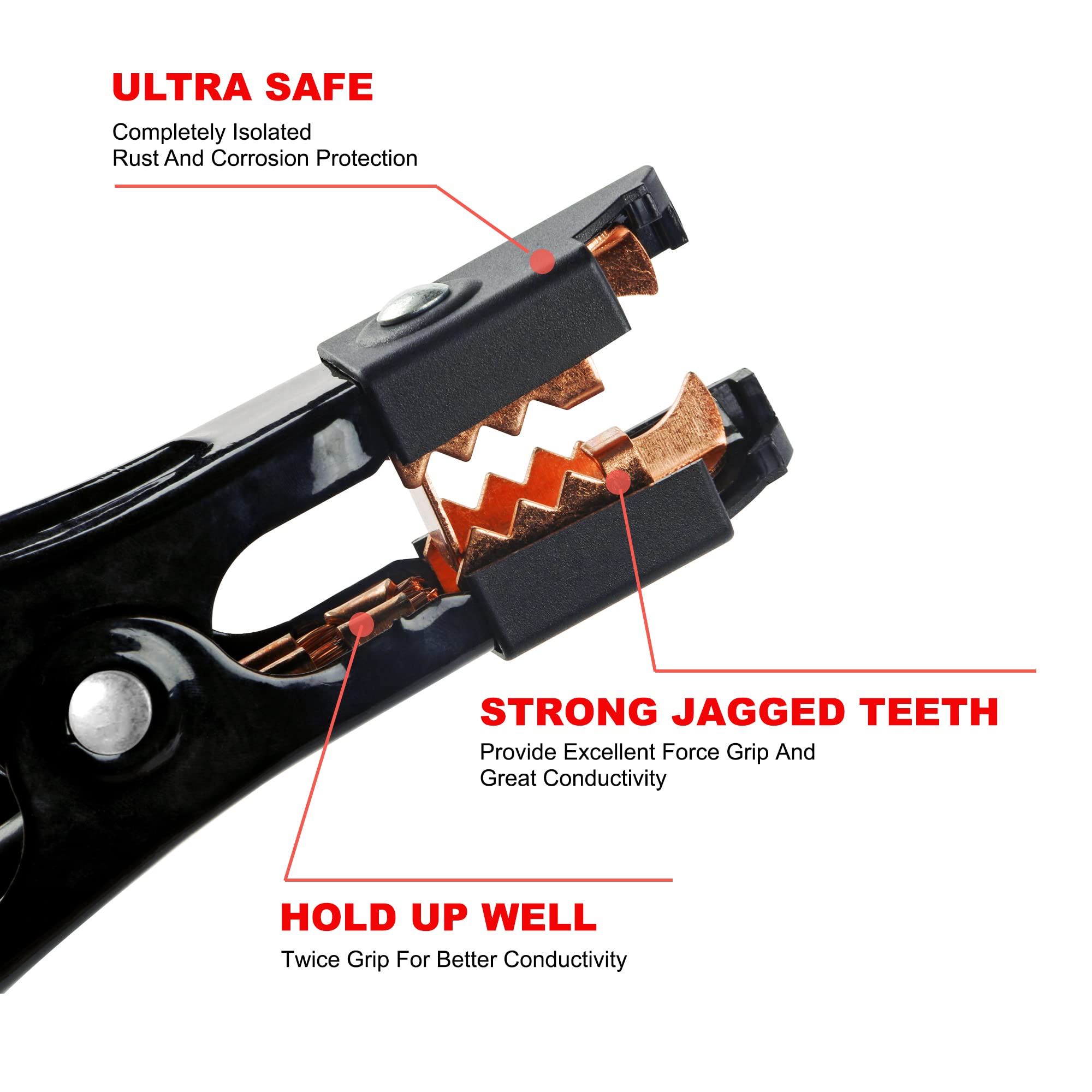 Aweltec Jumper Cables 6 Gauge 20 Feet Battery Jumper Cables For Car  40? To 140?   Heavy Duty Booster Cables With Carry Bag, Saf