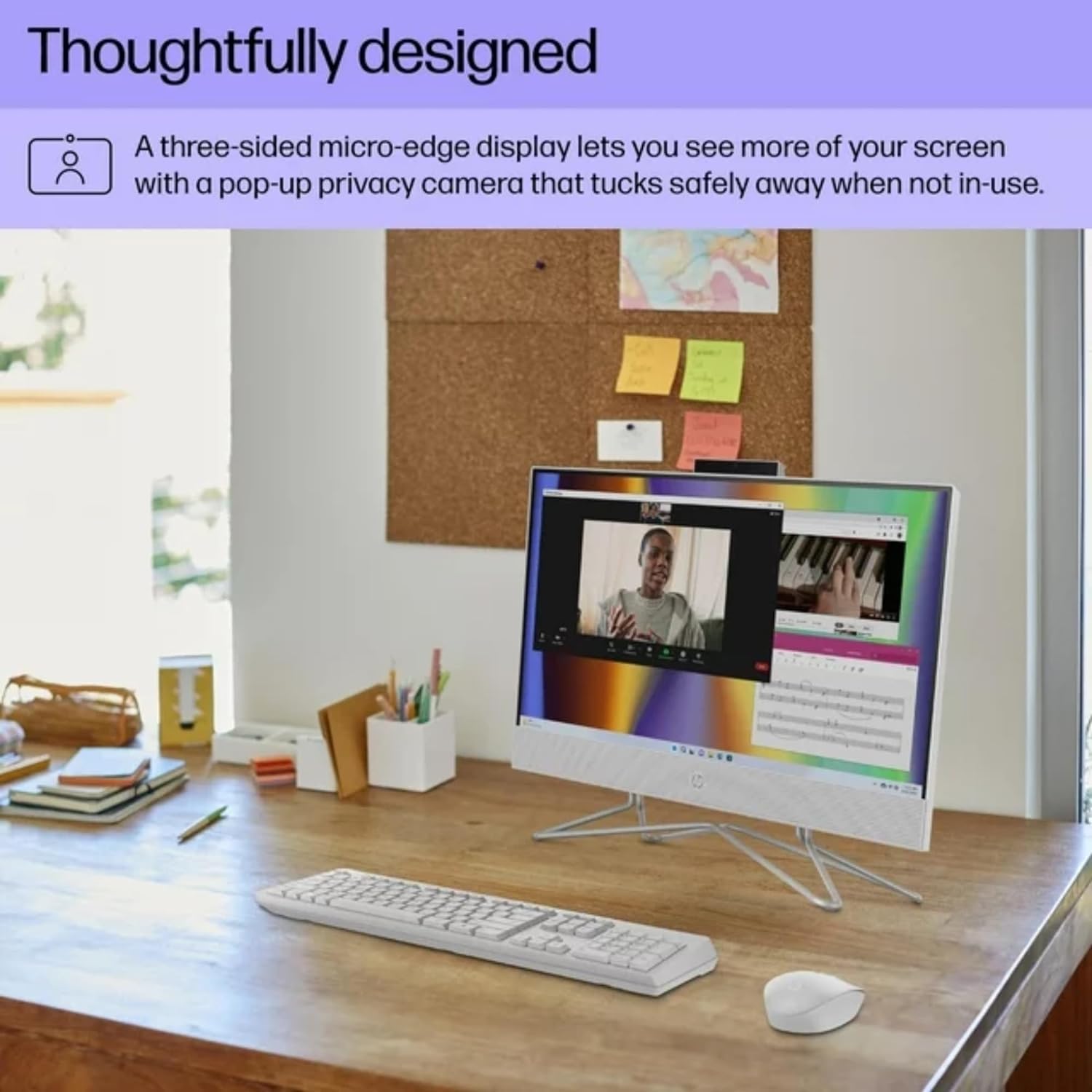 HP 22 inch All in One Desktop PC � 16GB RAM � 1TB Storage (512GB SSD + 512GB External HD) � Microsoft Office Trial � Intel Celeron CPU � FHD Display � Win 11 Pro