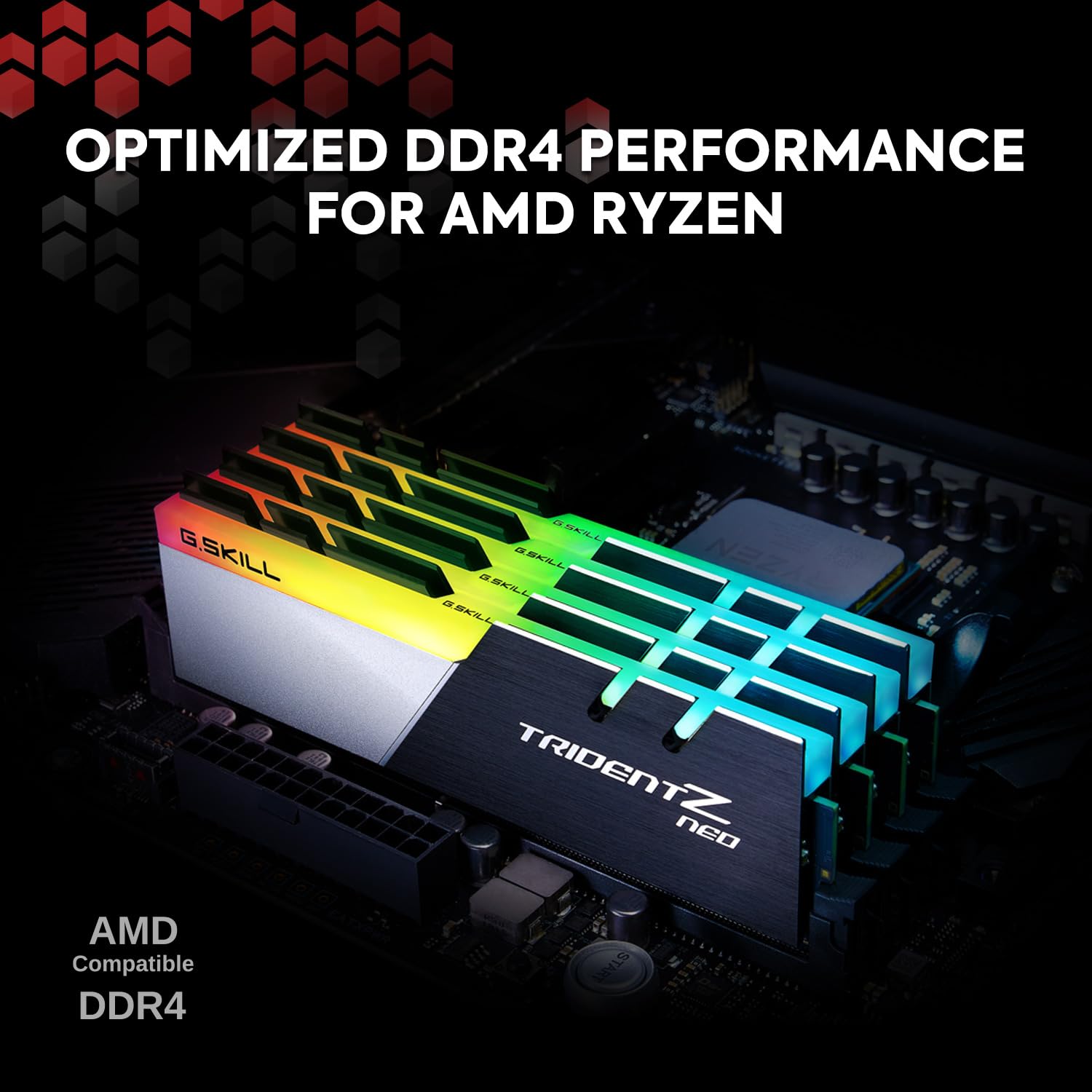 G.Skill Trident Z Neo Series (Intel Xmp) Ddr4 Ram 16Gb (2X8Gb) 3600Mt/S Cl16-19-19-39 1.35V Desktop Computer Memory Udimm (F4-36