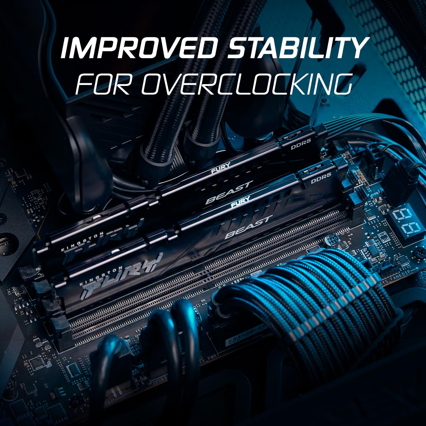 Kingston Fury Beast 16Gb 6000Mt/S Ddr5 Cl30 Desktop Memory | Amd Expo | Plug N Play | Single Module | Kf560C30Bbe 16