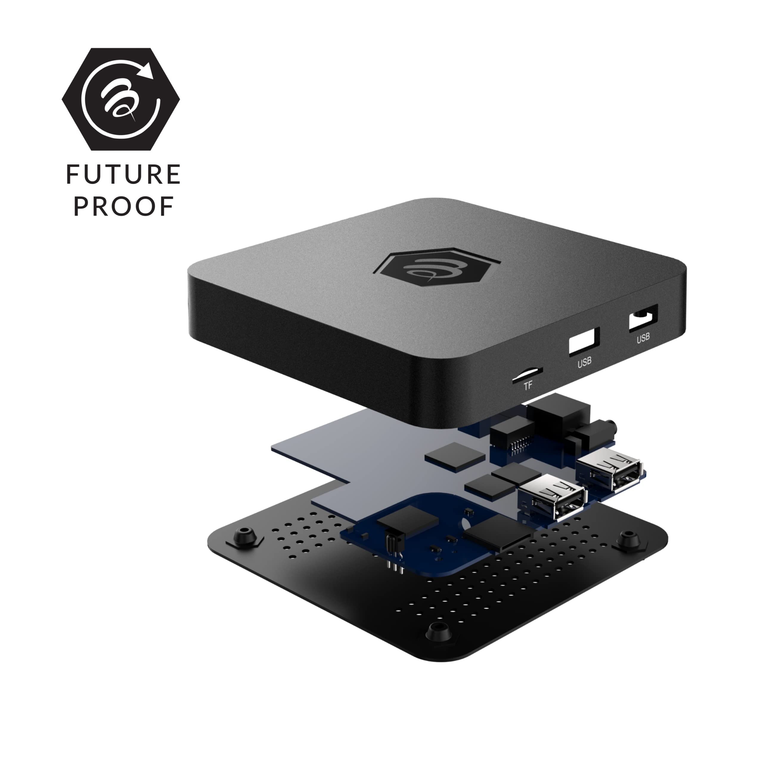 Buzztv B5 Series Android 11 Tv Box, Amlogic S905W2 Quad Core A 35 Processor, 2Gb Ddr Ram, 16Gb Emmc Storage, 4K Uhd Streaming