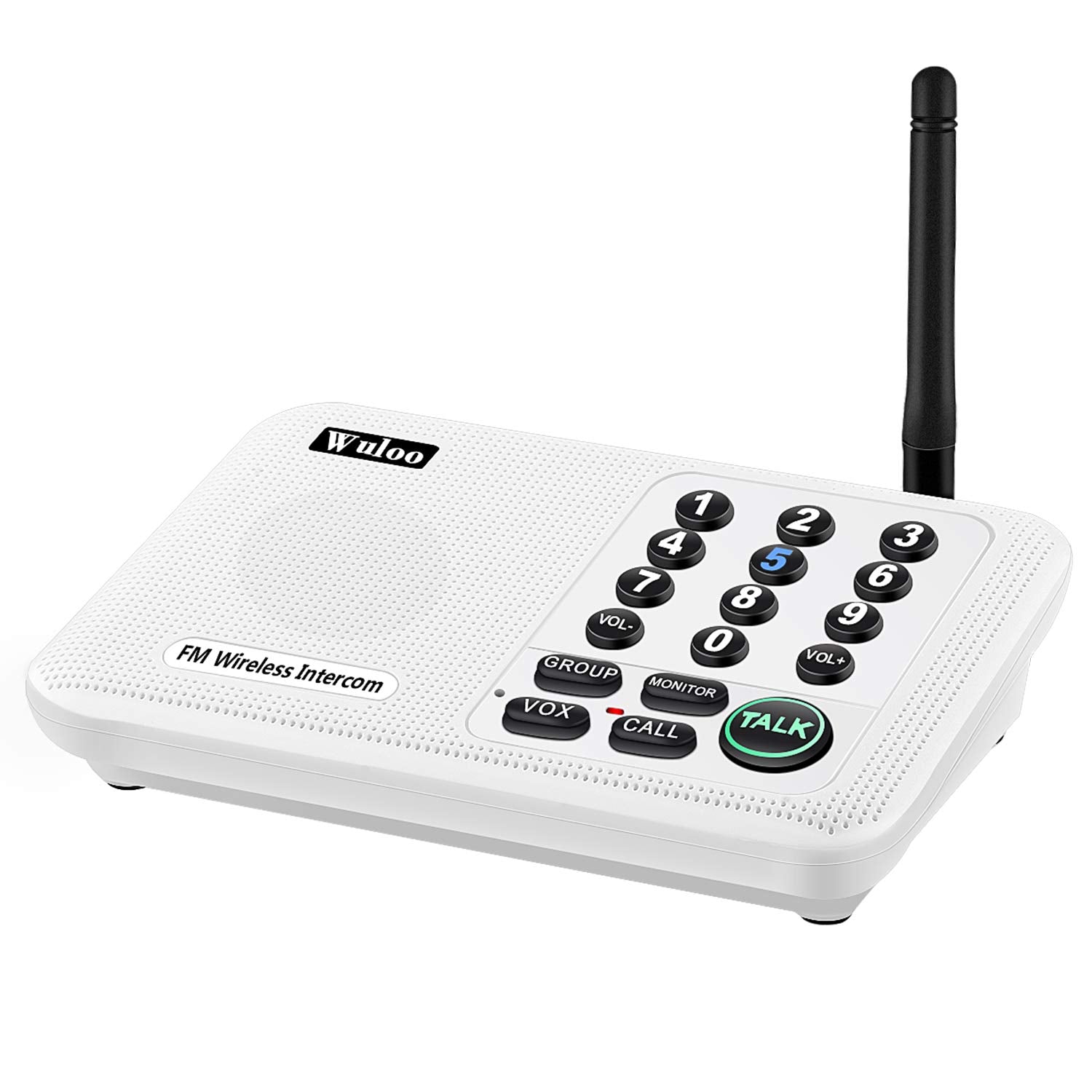 Expandable For Wuloo Intercoms Wireless For Home 5280Ft Range 10 Channel 3 Code (Only 1 Unit For Expandable The Original Intercom System, Can Not Work Without Other Units)