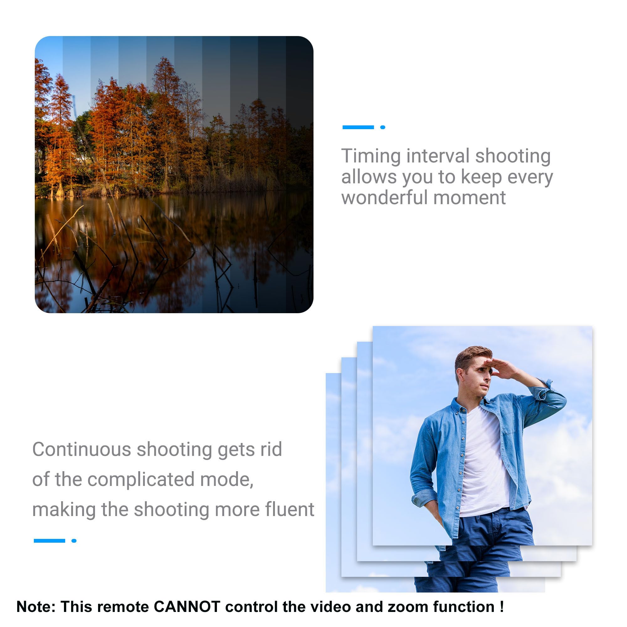 Jjc Intervalometer Timer Remote Control Shutter Release For Sony A6000 A6100 A6600 A6500 A6400 A6300 A1 A7 A7Ii A7Iii A7Iv A7R V