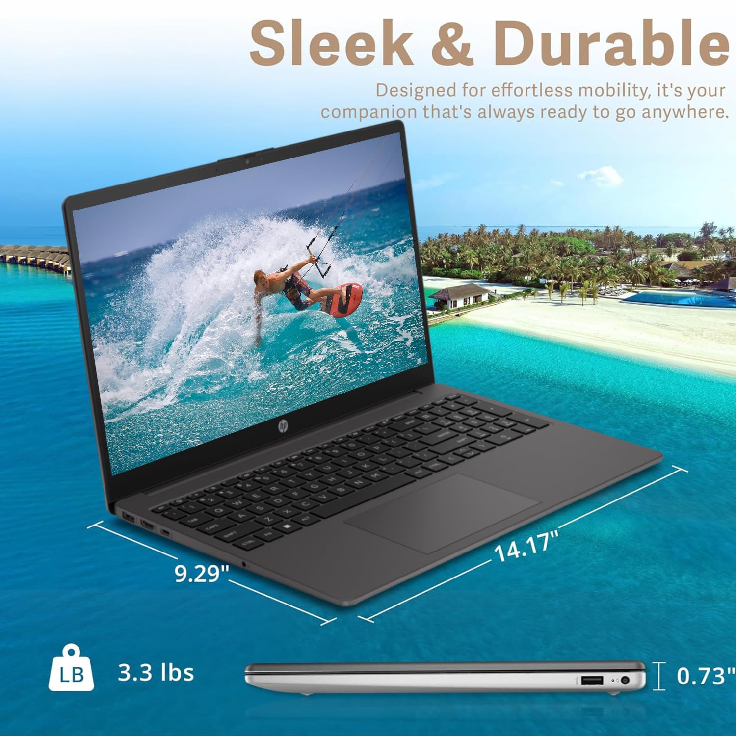 Hp Newest 255 G10 Business Laptop, 15.6'' Fhd Display, Amd Ryzen 5 7530U, 32Gb Ram, 1Tb Pcie Ssd, Numeric Keypad, Webcam, Hdmi,