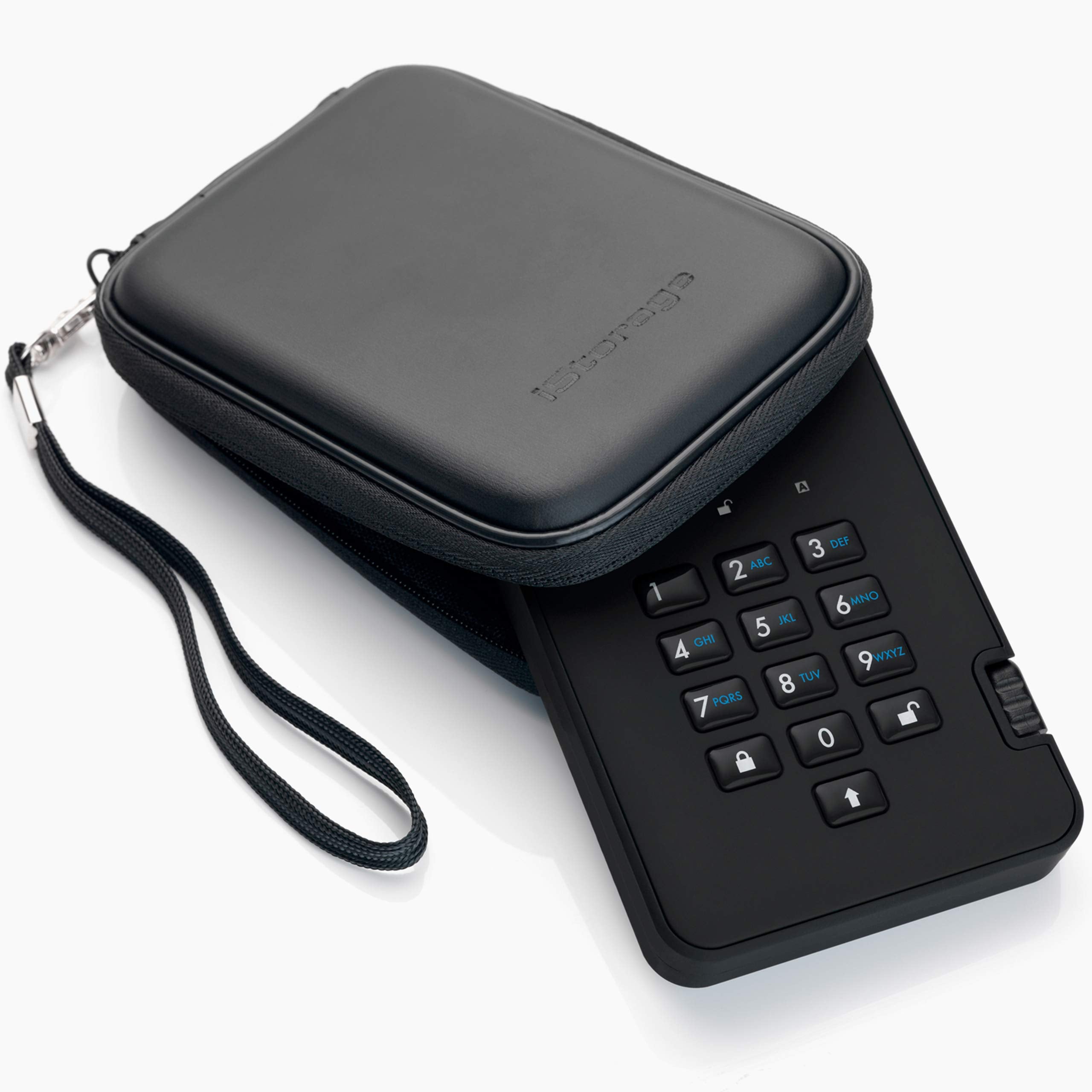 Istorage Diskashur2 Hdd 4 Tb | Secure Portable Hard Drive | Password Protected | Dust/Water Resistant | Hardware Encryption