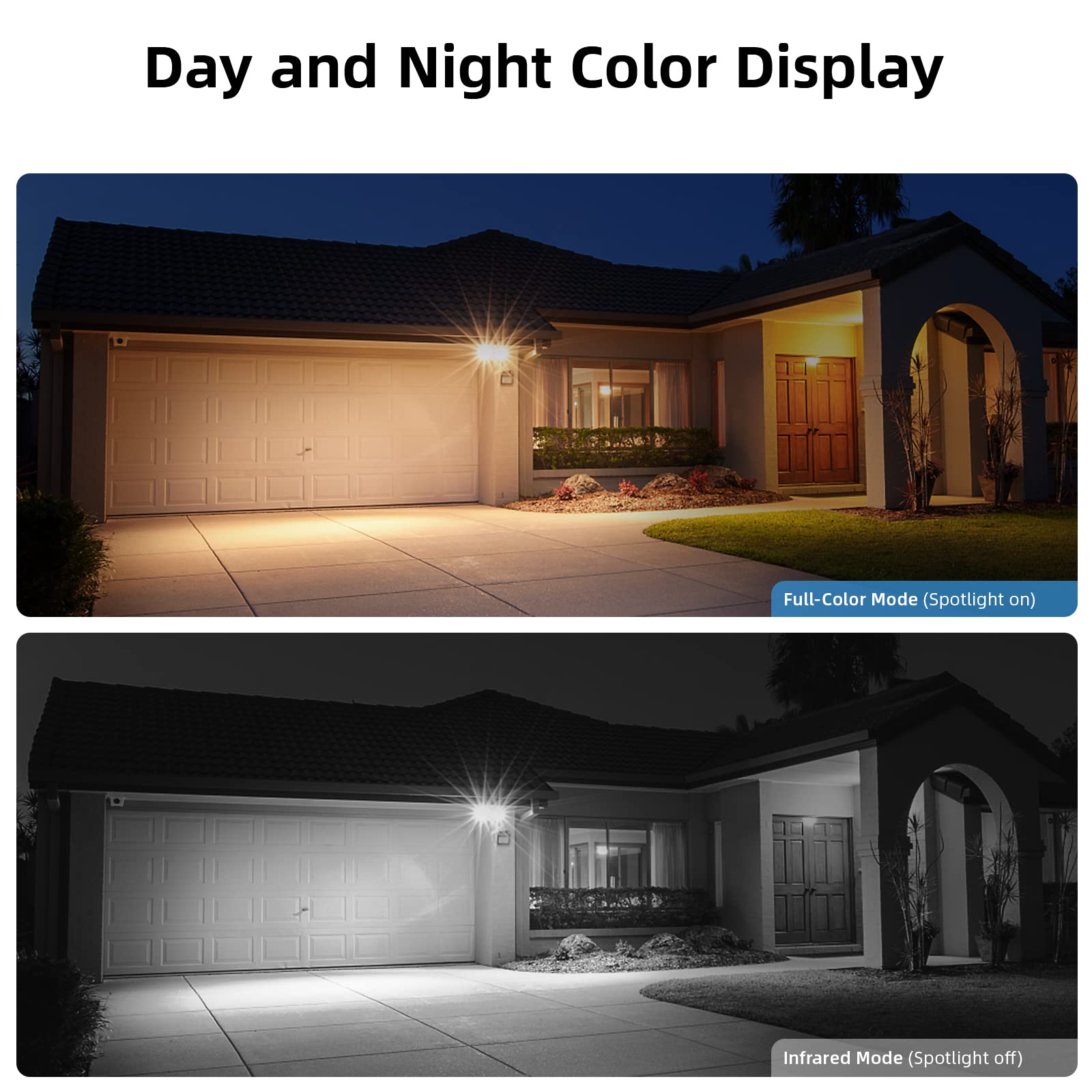 Aosu 2 Pack Security Camera Wireless Outdoor   2K/3Mp Battery Powered Exterior Camera   Siren Alarm, Color Night Vision, 2 Way A
